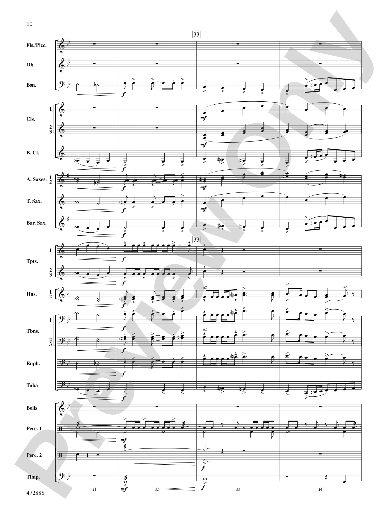 Riverside Overture: Concert Band Conductor Score & Parts