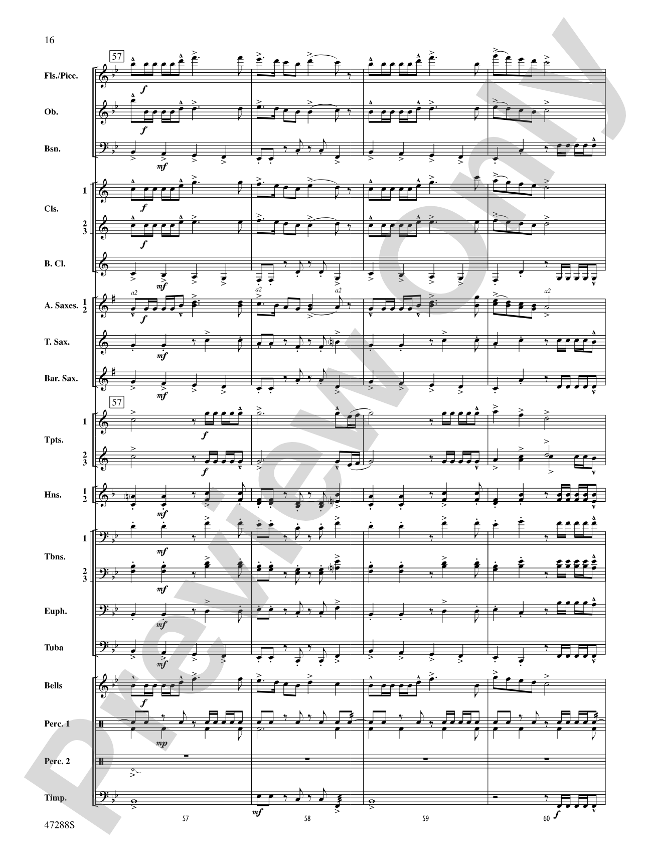 Riverside Overture: Concert Band Conductor Score & Parts