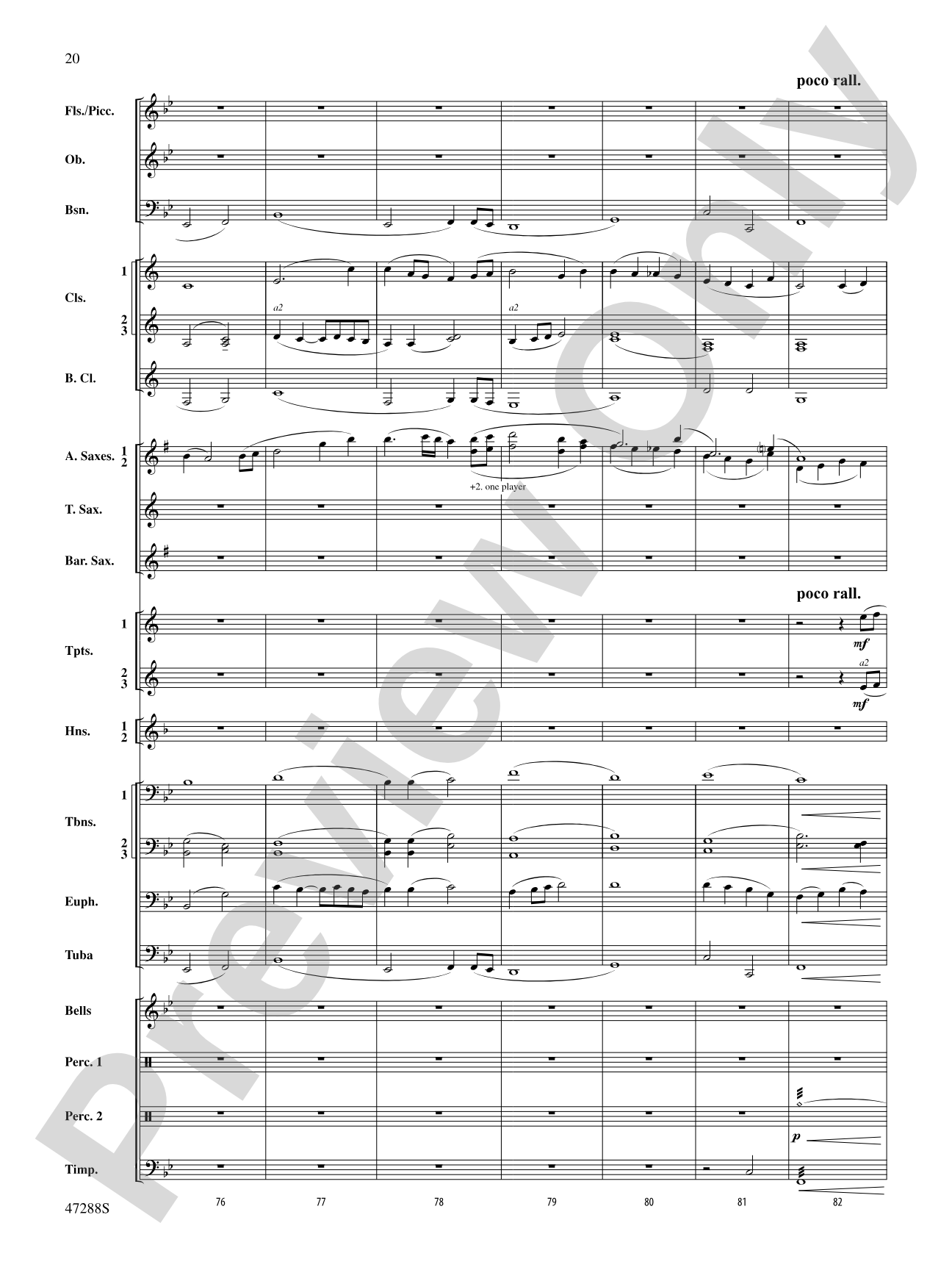 Riverside Overture: Concert Band Conductor Score & Parts