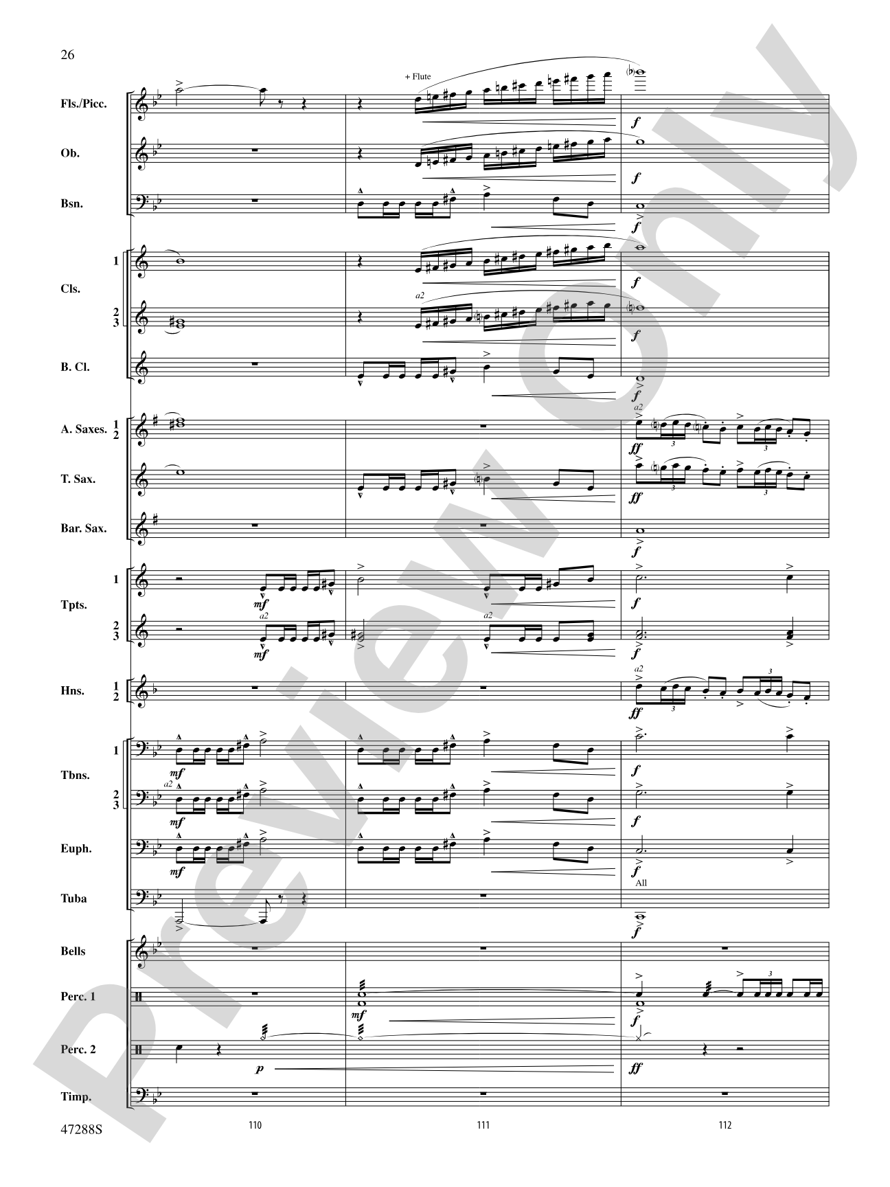 Riverside Overture: Concert Band Conductor Score & Parts