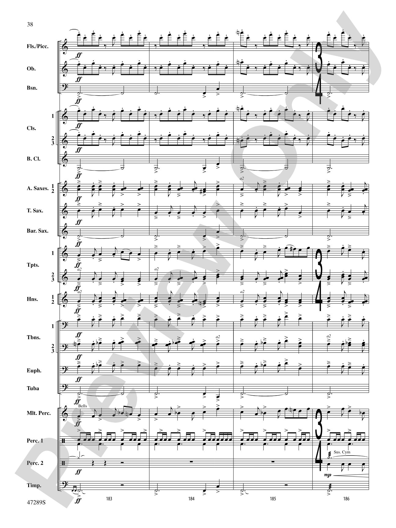 A Symphonic Celebration: Concert Band Conductor Score & Parts
