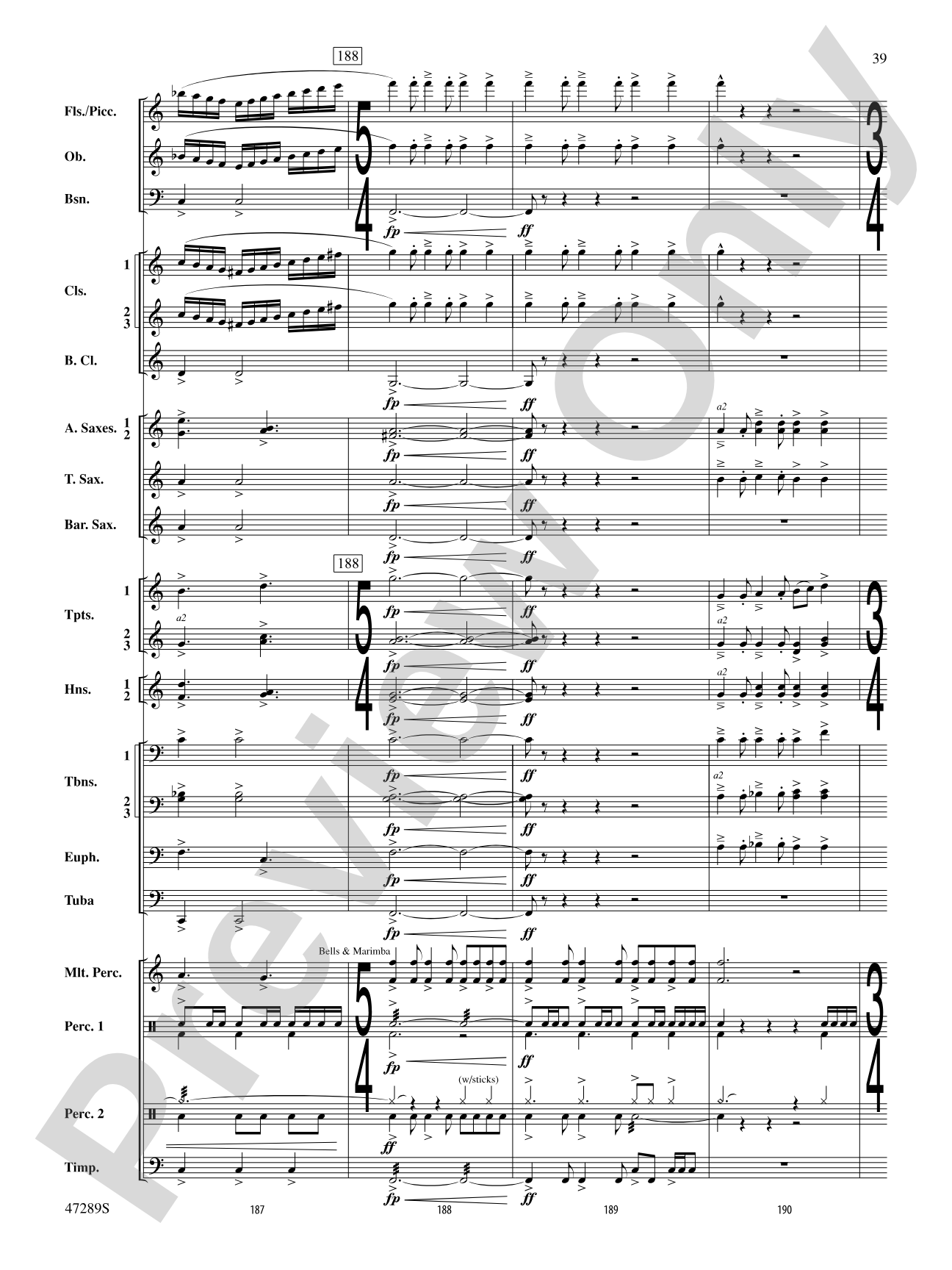 A Symphonic Celebration: Concert Band Conductor Score & Parts