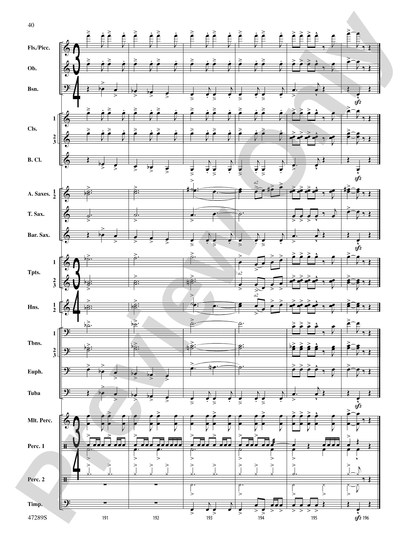 A Symphonic Celebration: Concert Band Conductor Score & Parts