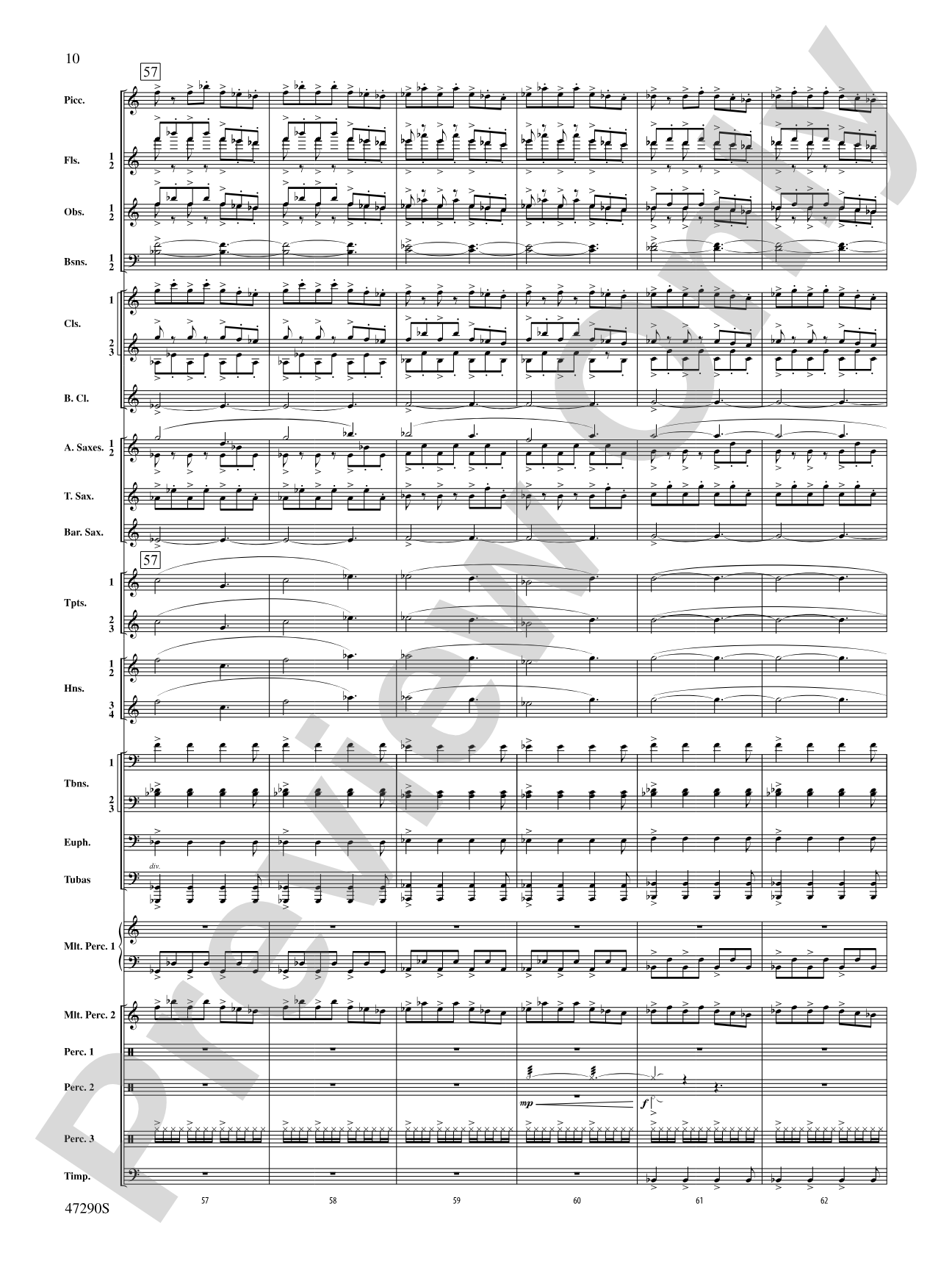 Hypnotic Memories: Concert Band Conductor Score & Parts