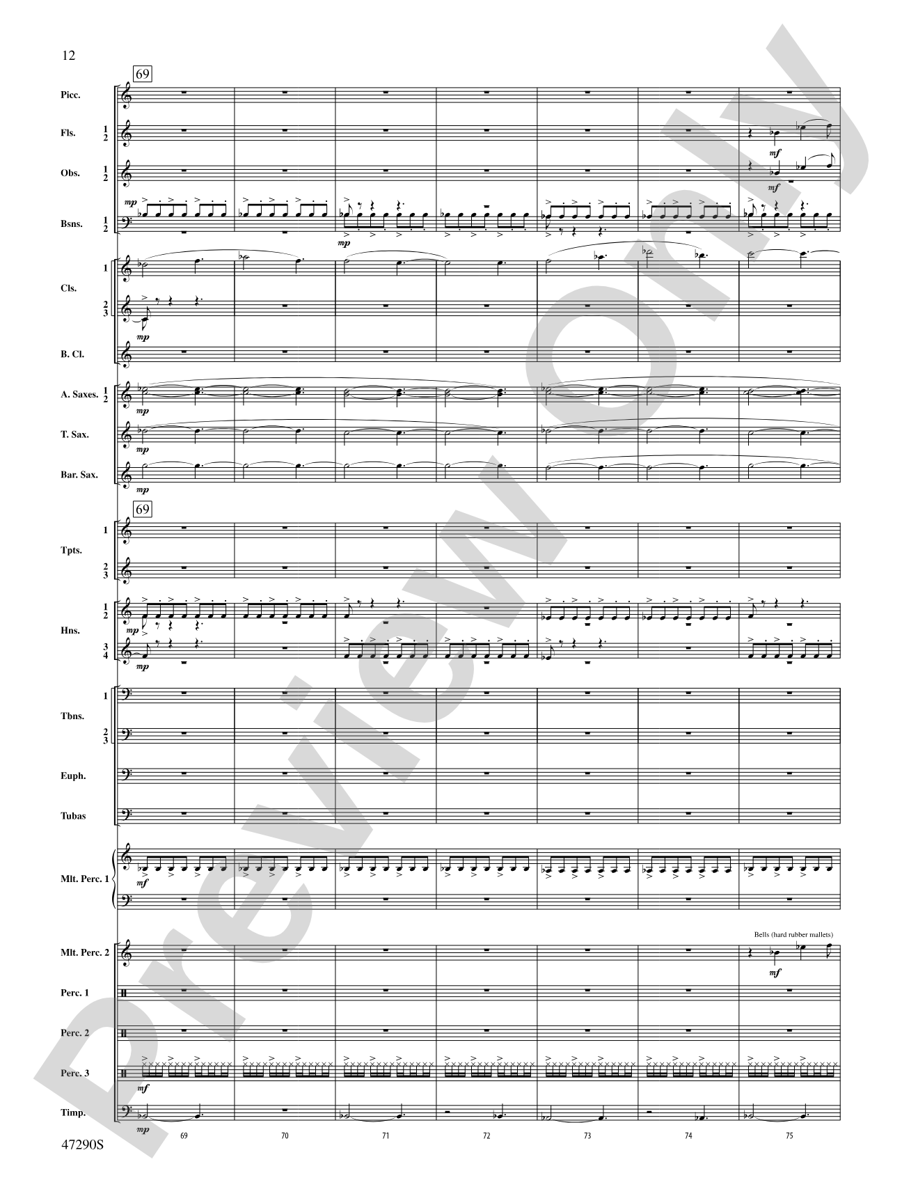 Hypnotic Memories: Concert Band Conductor Score & Parts