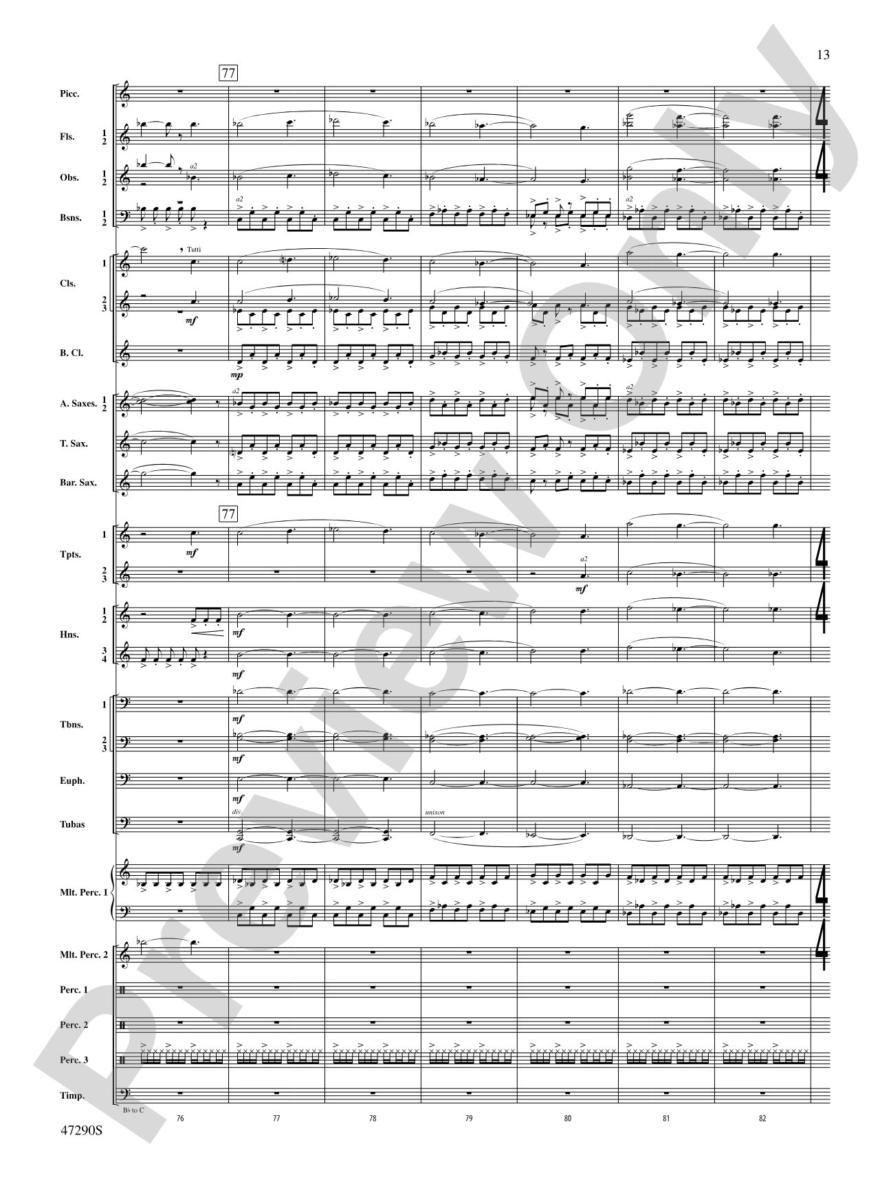 Hypnotic Memories: Concert Band Conductor Score & Parts
