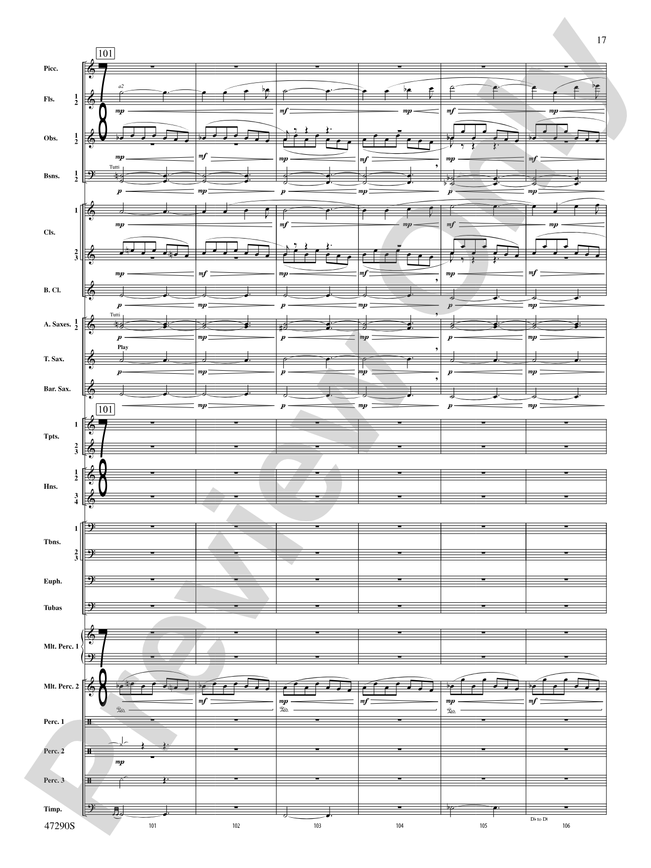 Hypnotic Memories: Concert Band Conductor Score & Parts