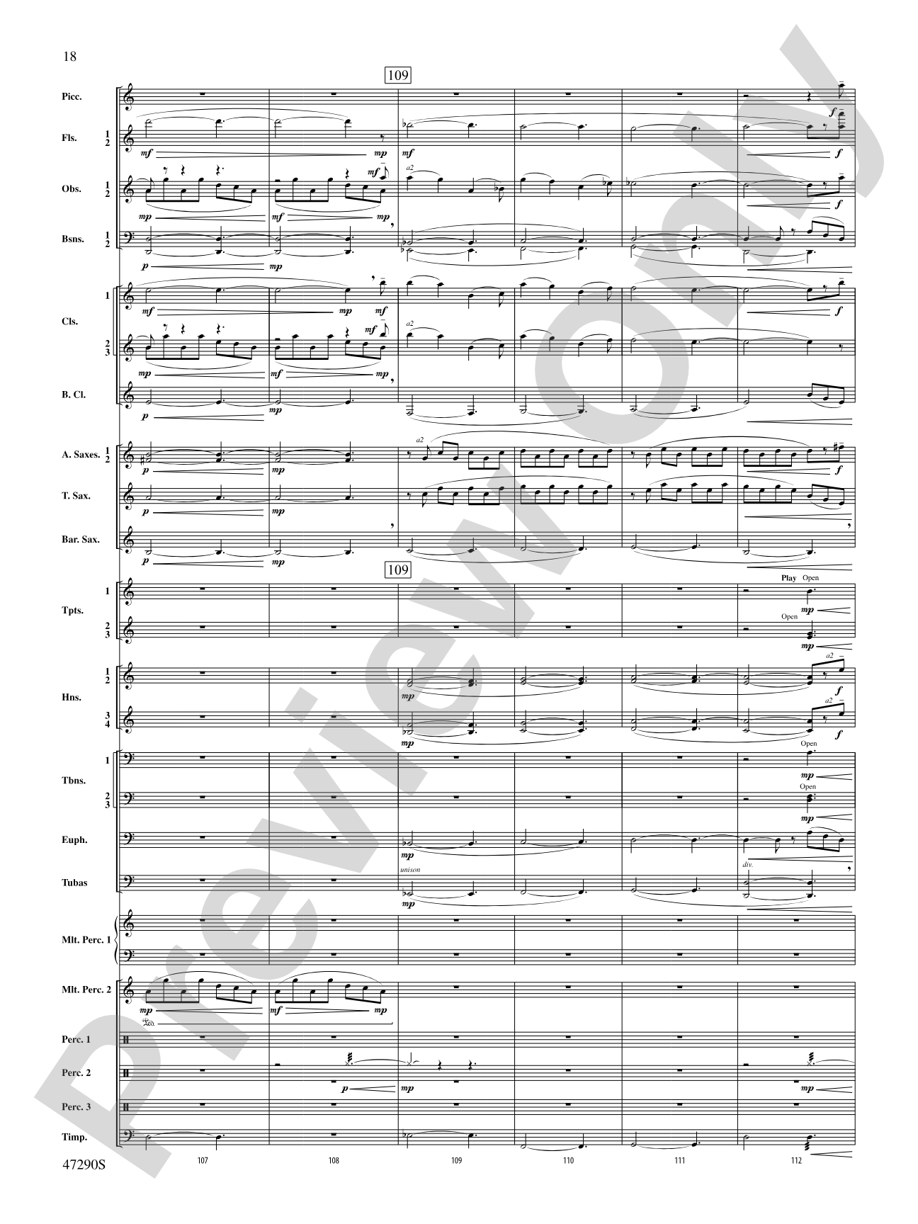 Hypnotic Memories: Concert Band Conductor Score & Parts
