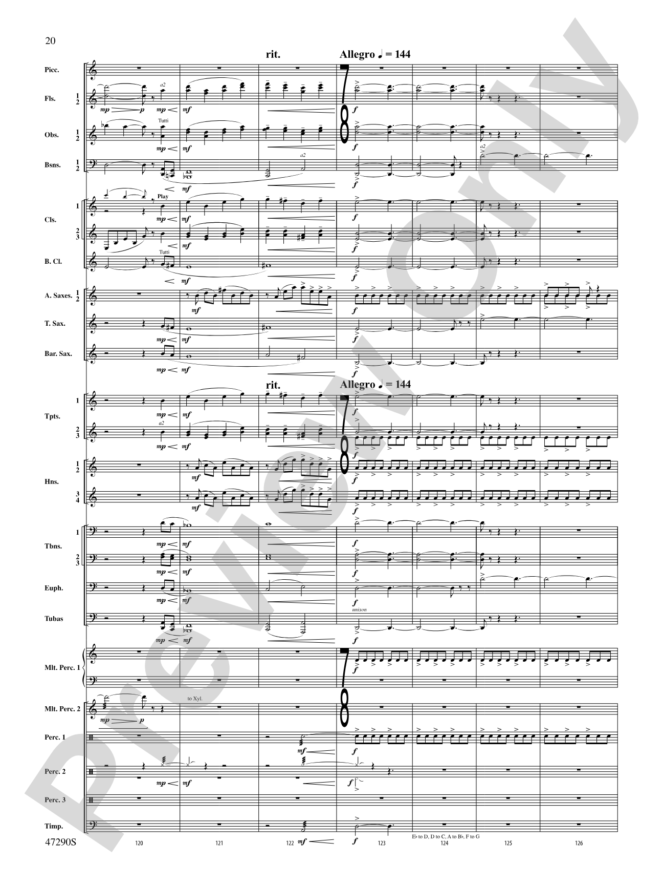 Hypnotic Memories: Concert Band Conductor Score & Parts