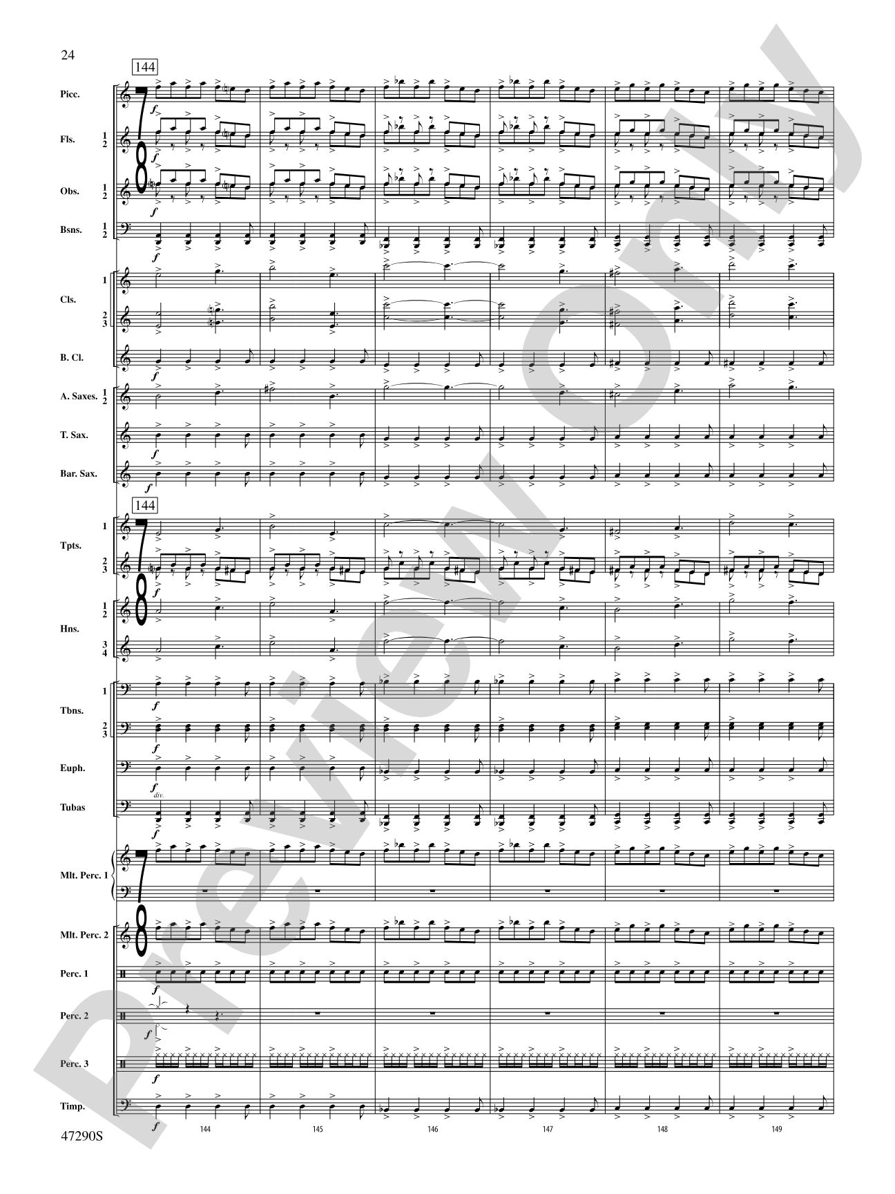 Hypnotic Memories: Concert Band Conductor Score & Parts