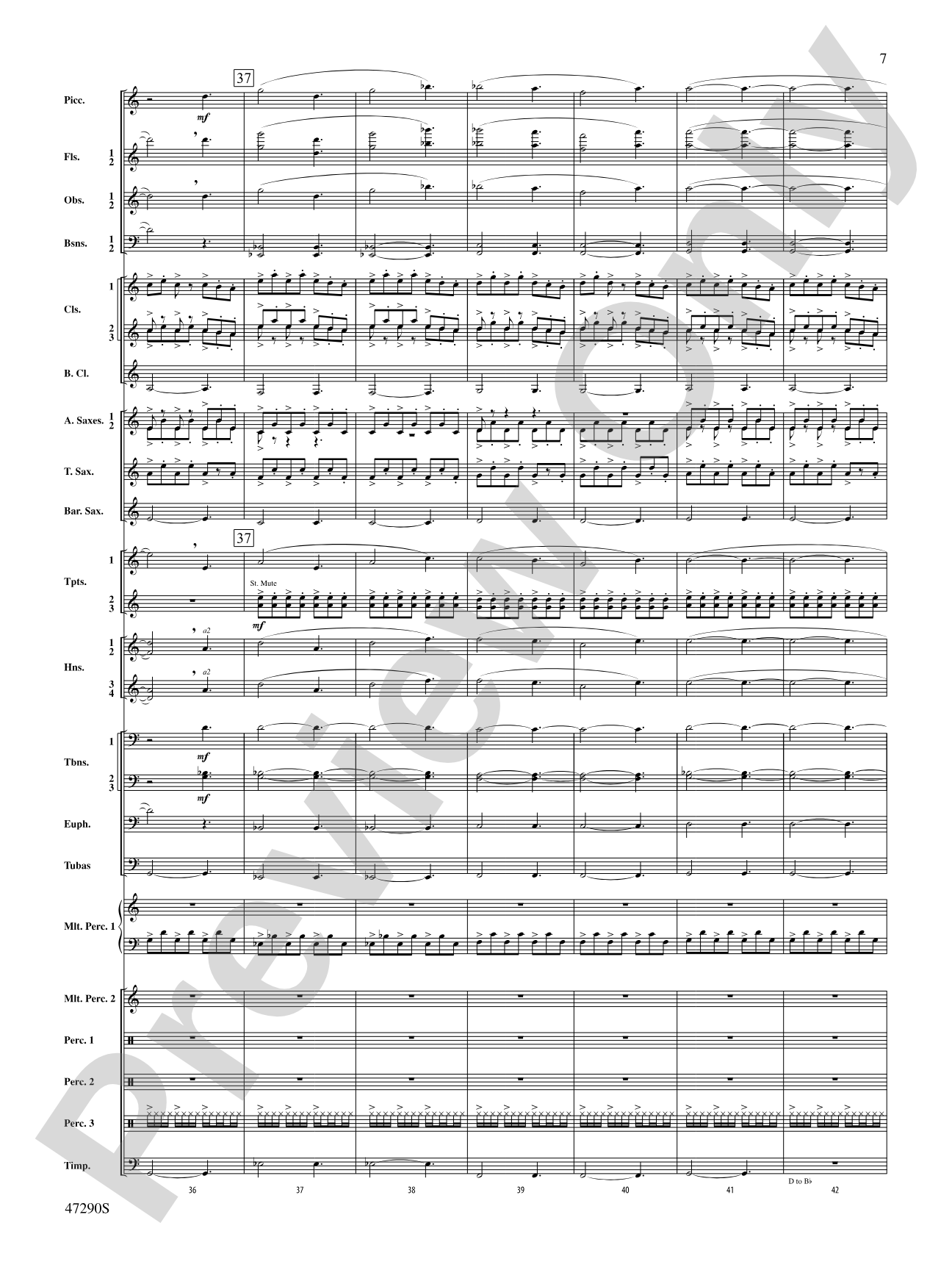 Hypnotic Memories: Concert Band Conductor Score & Parts