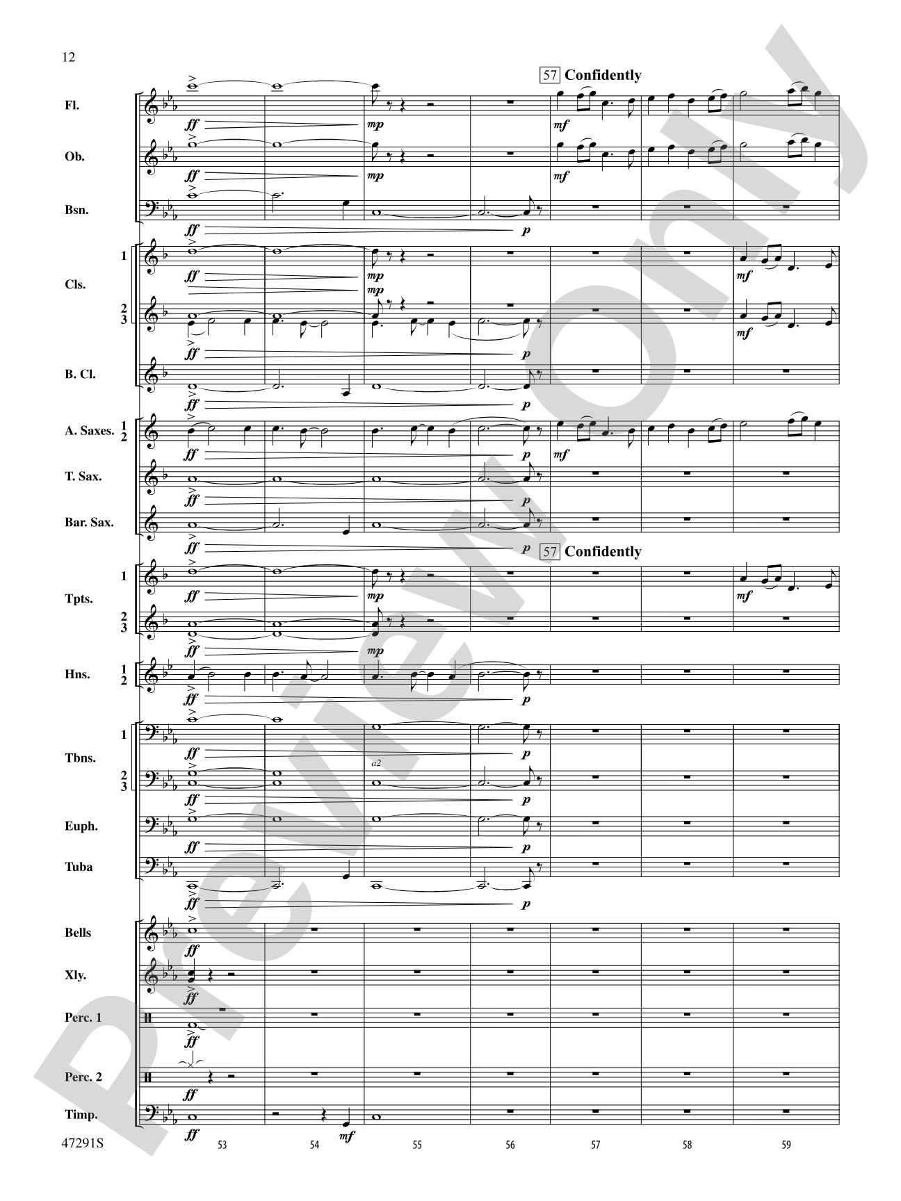 My Soul a Canvas: Concert Band Conductor Score & Parts