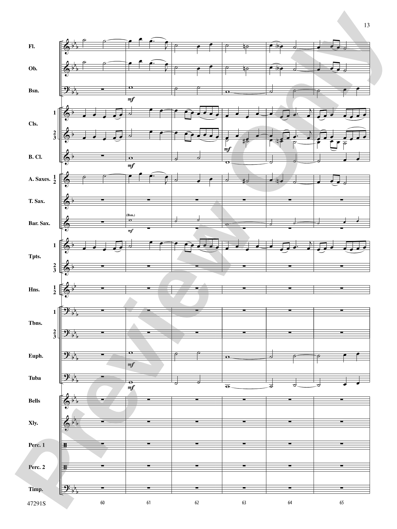 My Soul a Canvas: Concert Band Conductor Score & Parts