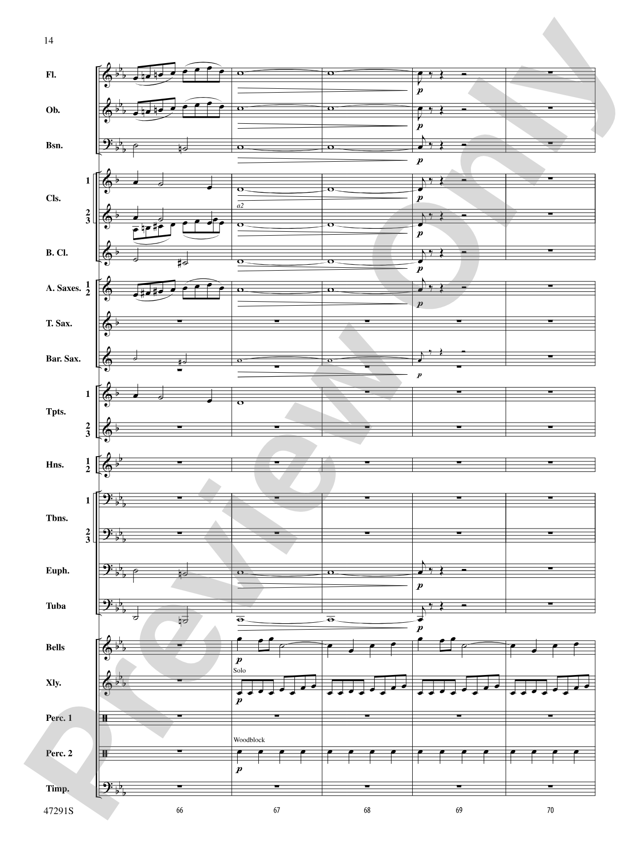 My Soul a Canvas: Concert Band Conductor Score & Parts