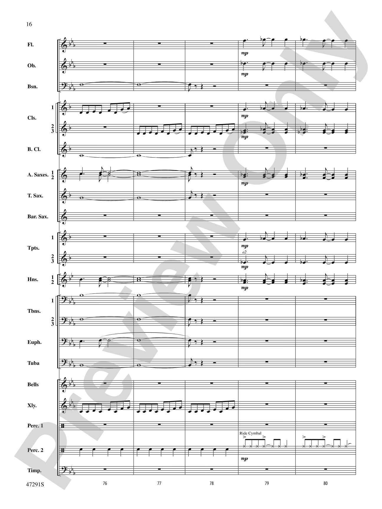 My Soul a Canvas: Concert Band Conductor Score & Parts