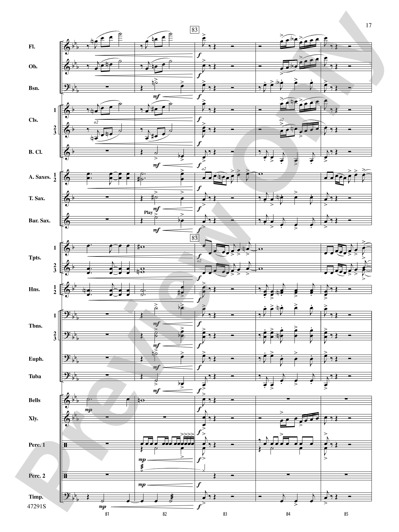 My Soul a Canvas: Concert Band Conductor Score & Parts