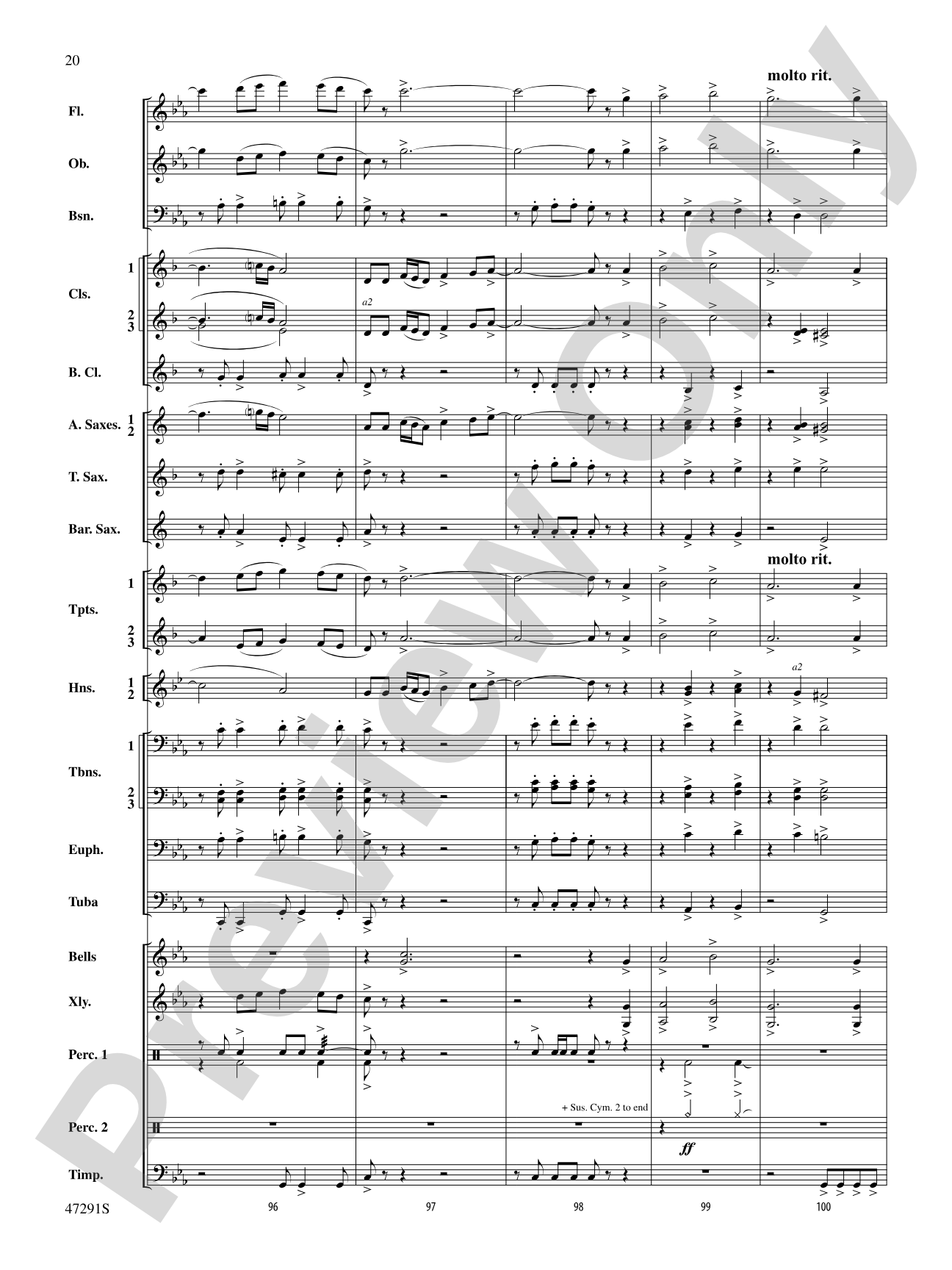 My Soul a Canvas: Concert Band Conductor Score & Parts