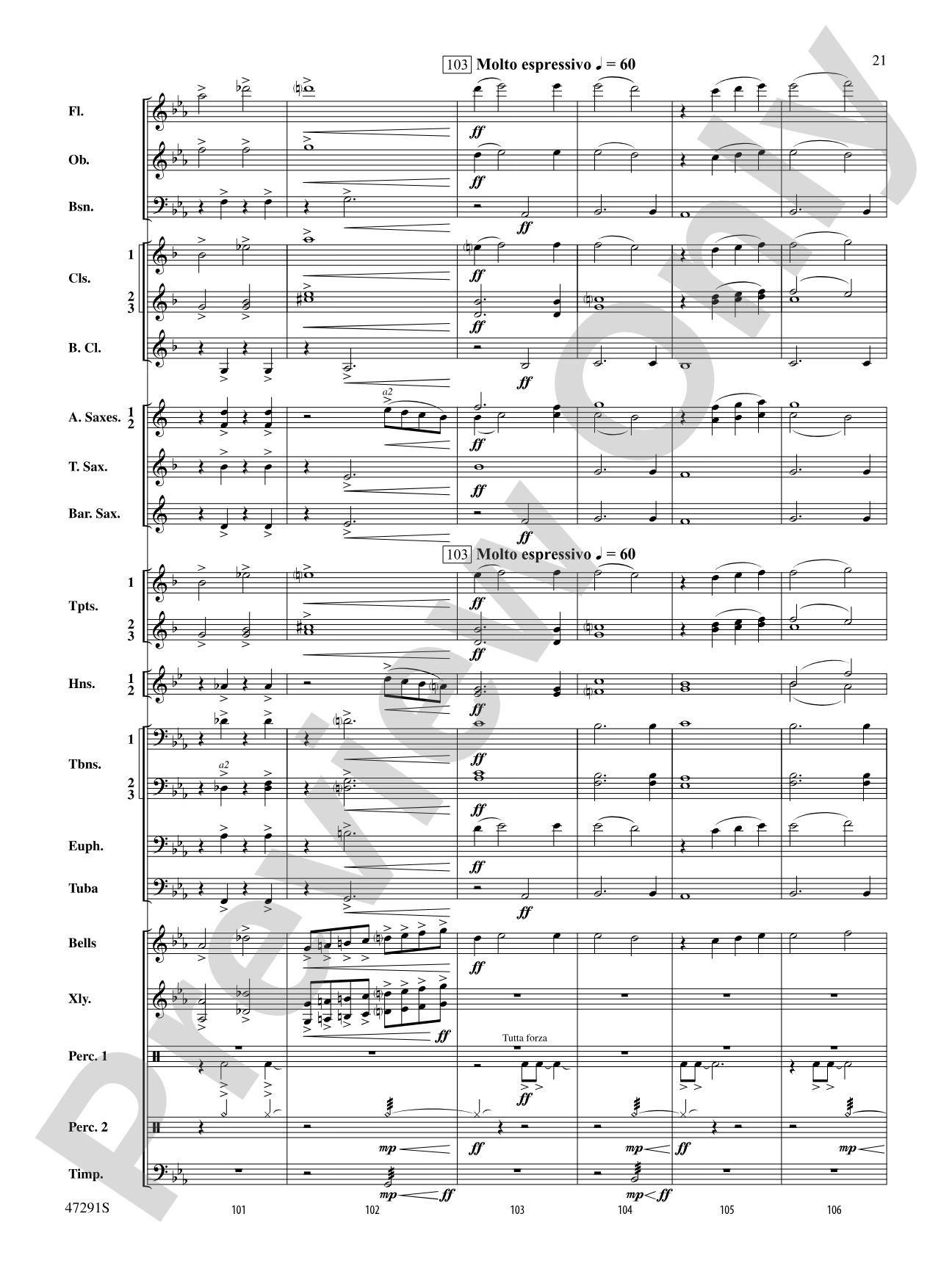 My Soul a Canvas: Concert Band Conductor Score & Parts