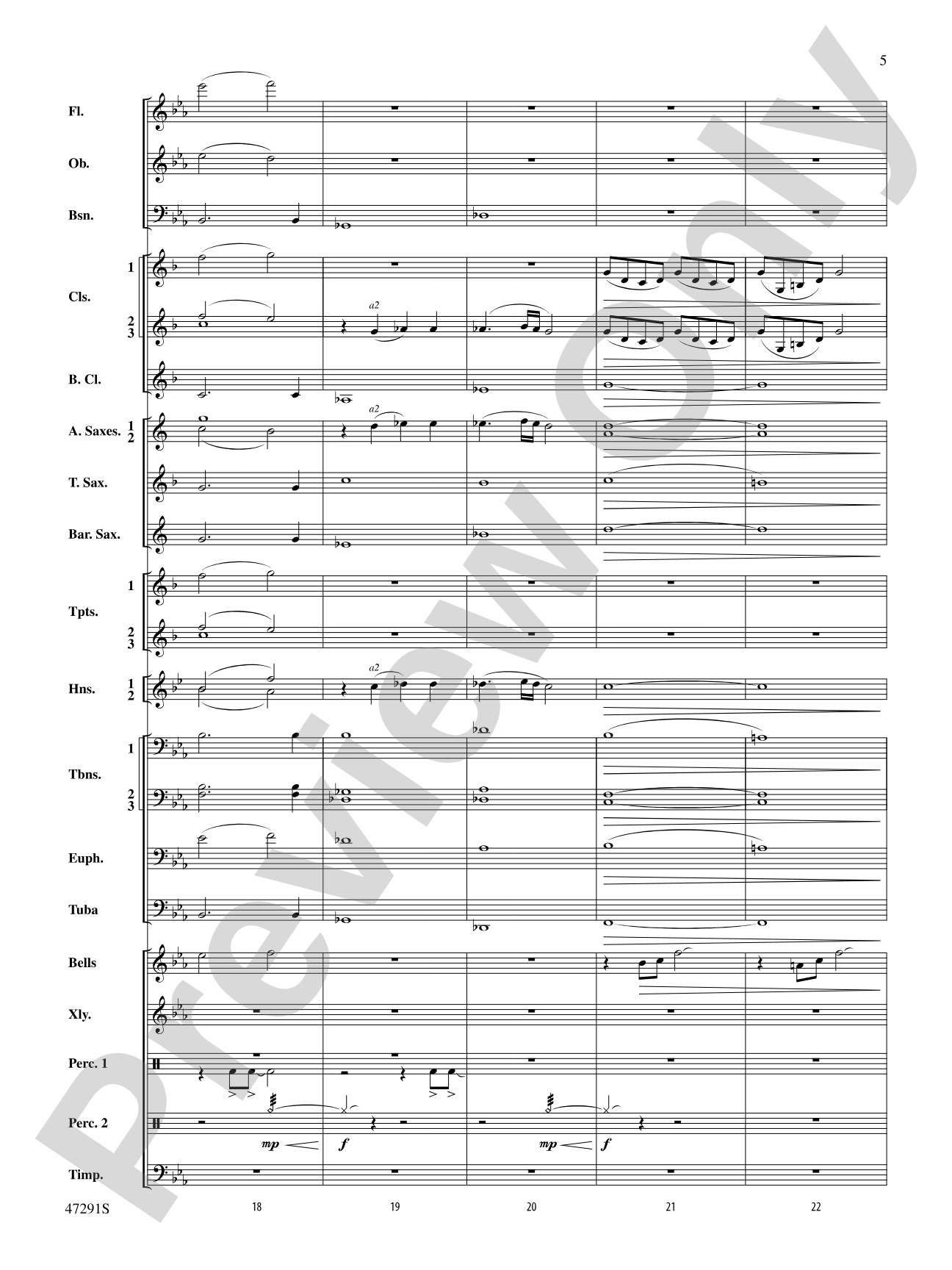 My Soul a Canvas: Concert Band Conductor Score & Parts