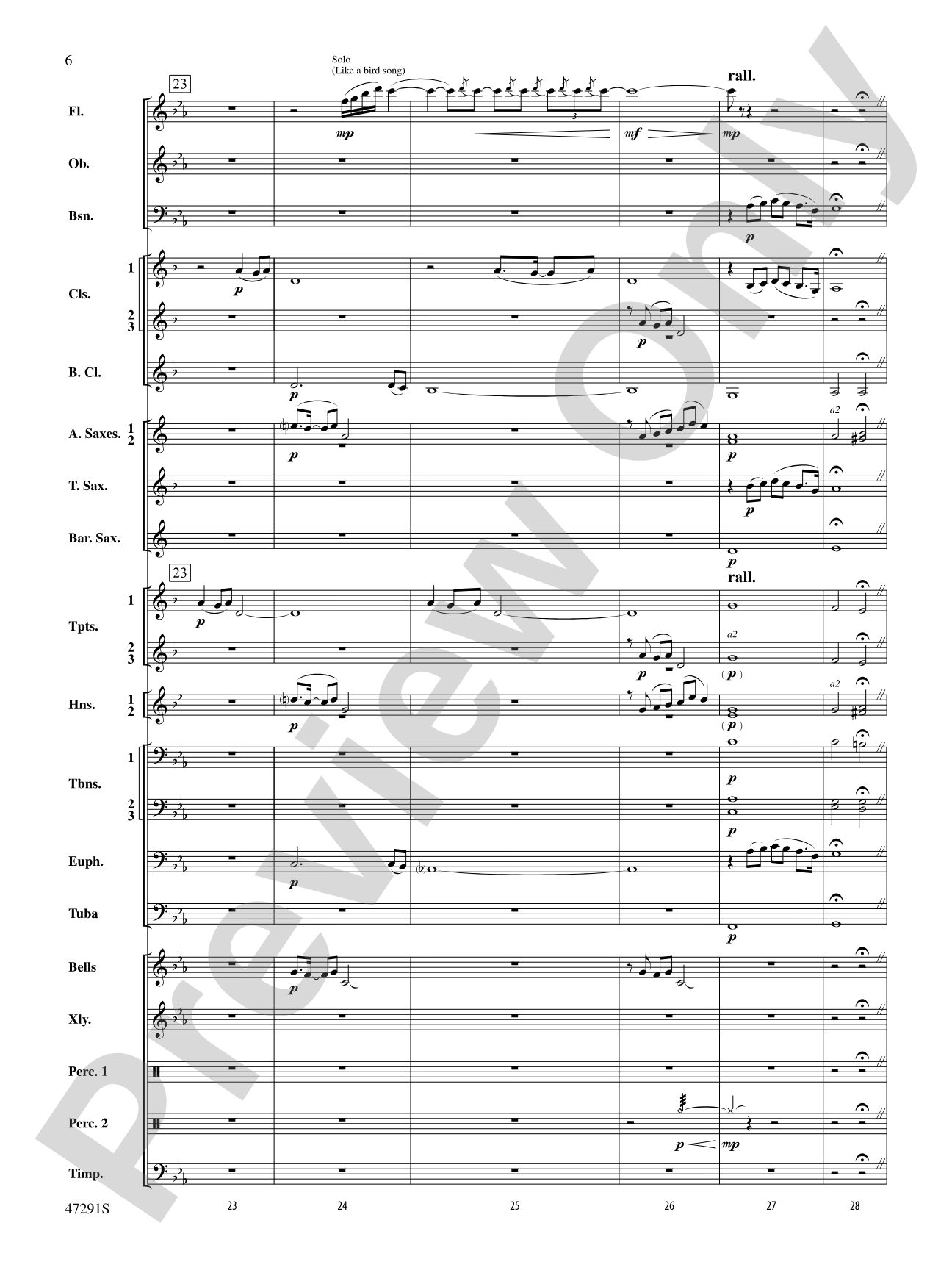 My Soul a Canvas: Concert Band Conductor Score & Parts