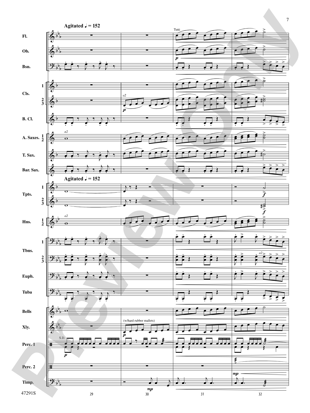 My Soul a Canvas: Concert Band Conductor Score & Parts