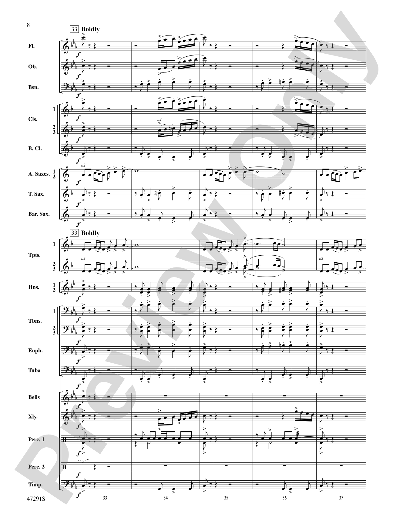 My Soul a Canvas: Concert Band Conductor Score & Parts