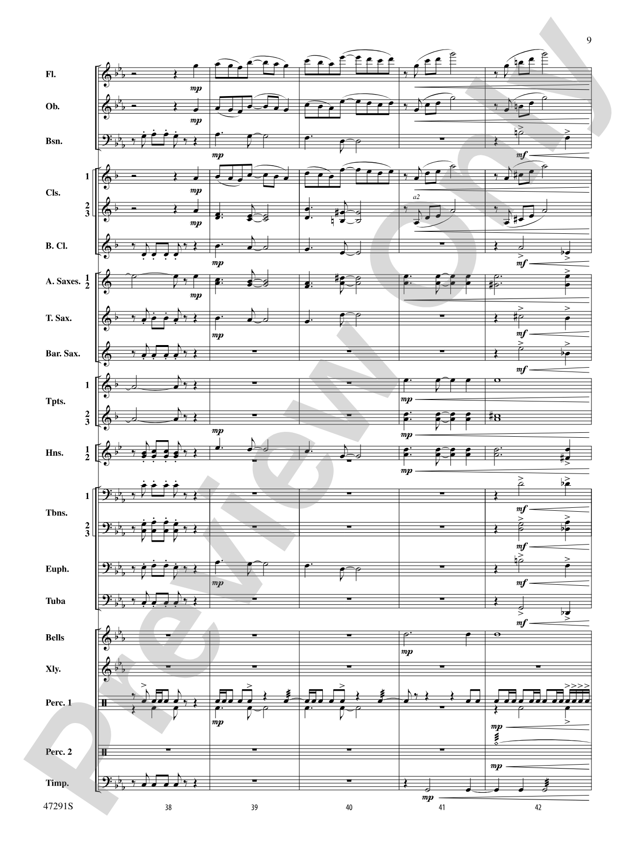 My Soul a Canvas: Concert Band Conductor Score & Parts