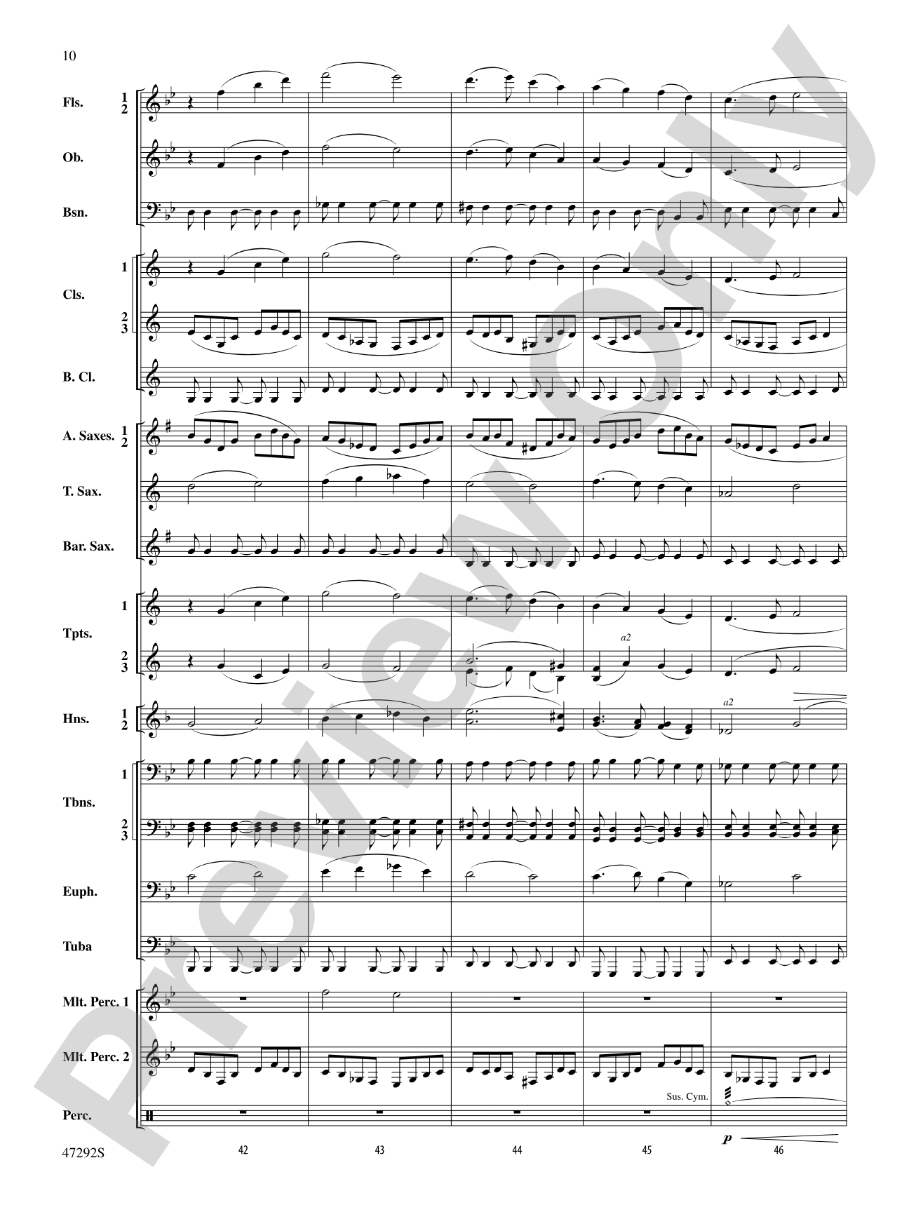 An October Sky: Concert Band Conductor Score & Parts