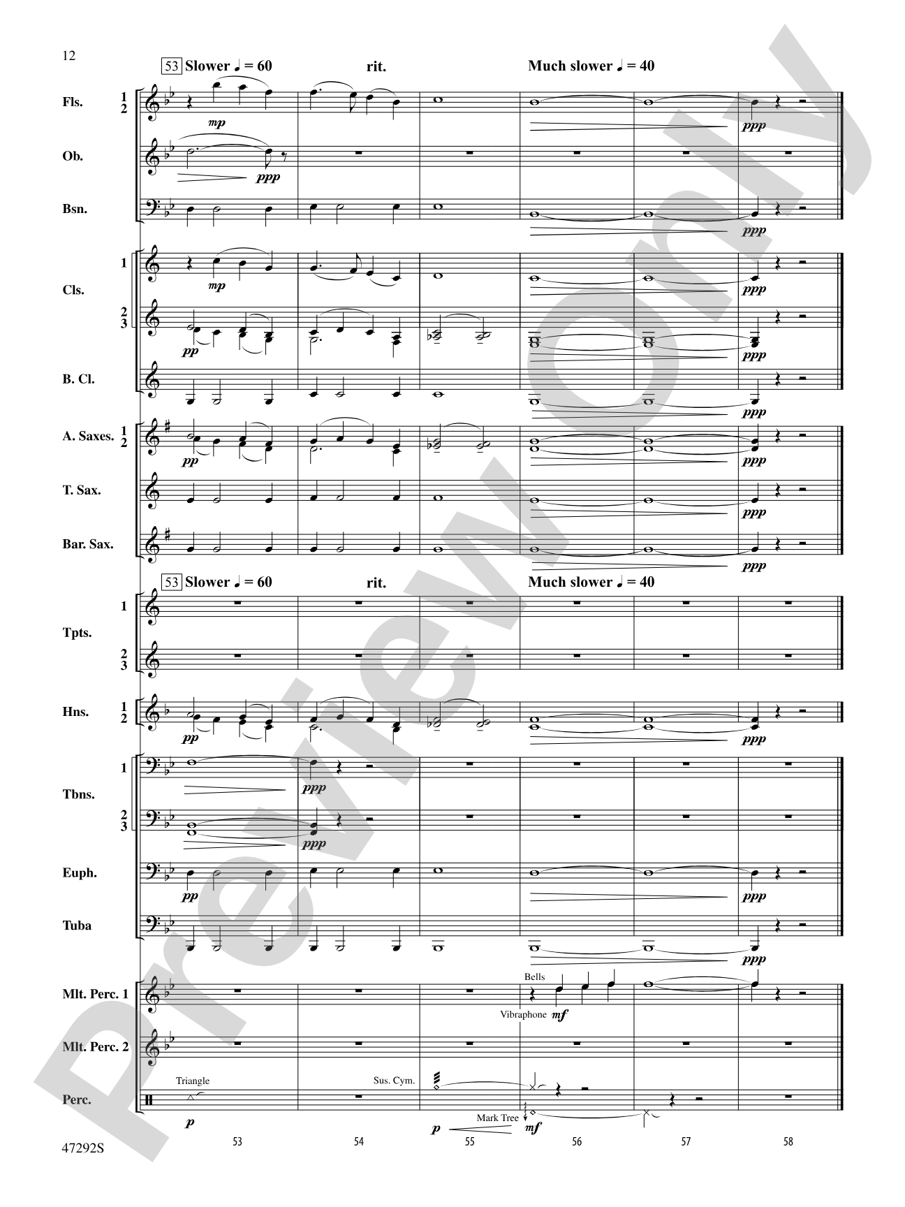 An October Sky: Concert Band Conductor Score & Parts