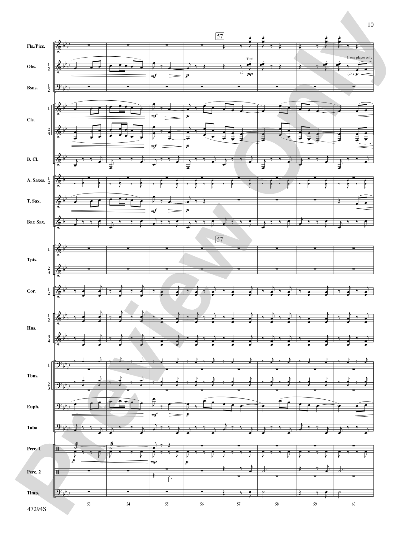 Scossa Elettrica: Concert Band Conductor Score & Parts