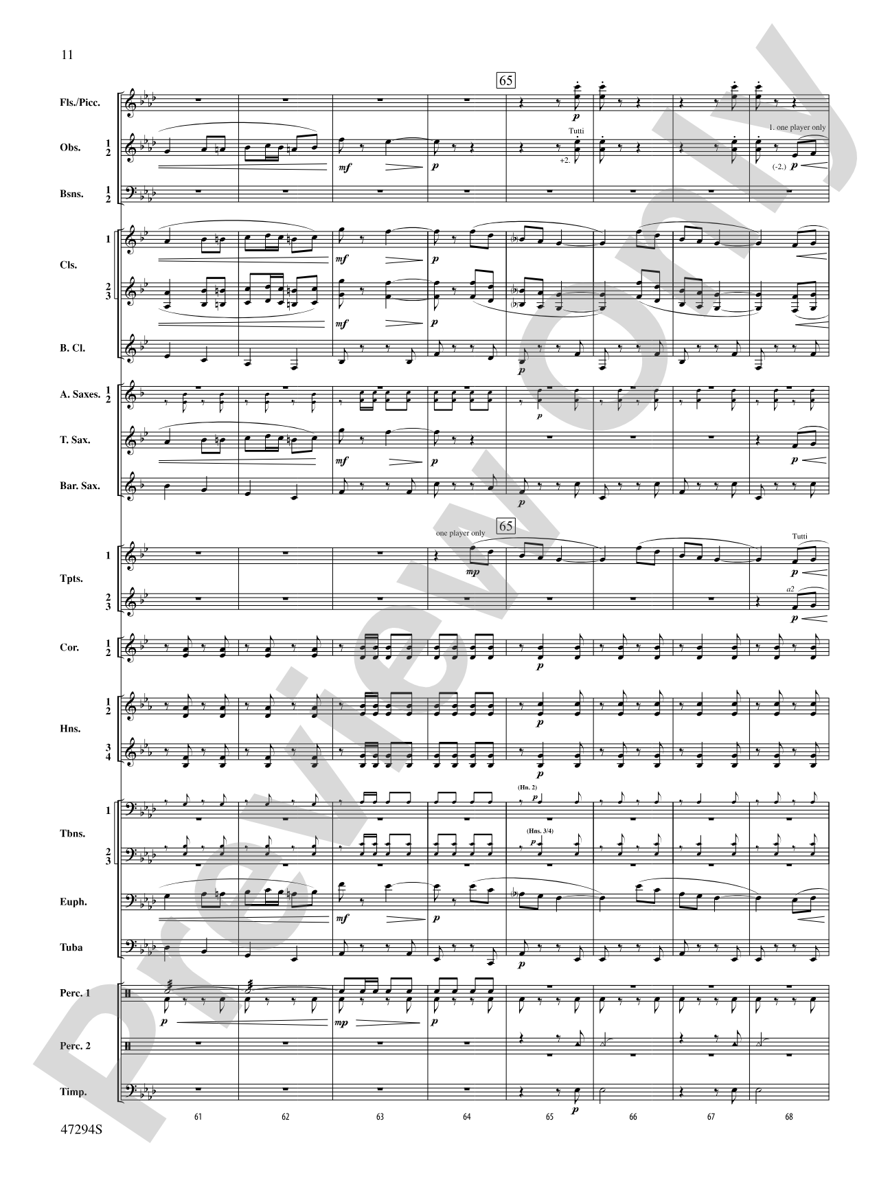 Scossa Elettrica: Concert Band Conductor Score & Parts