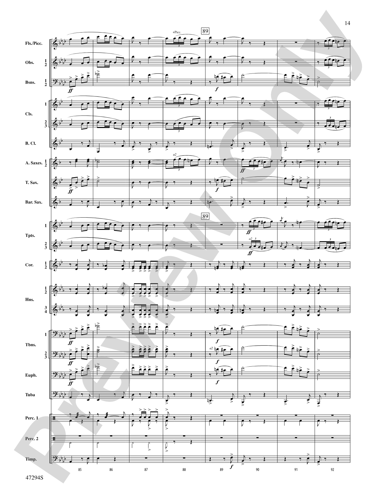Scossa Elettrica: Concert Band Conductor Score & Parts