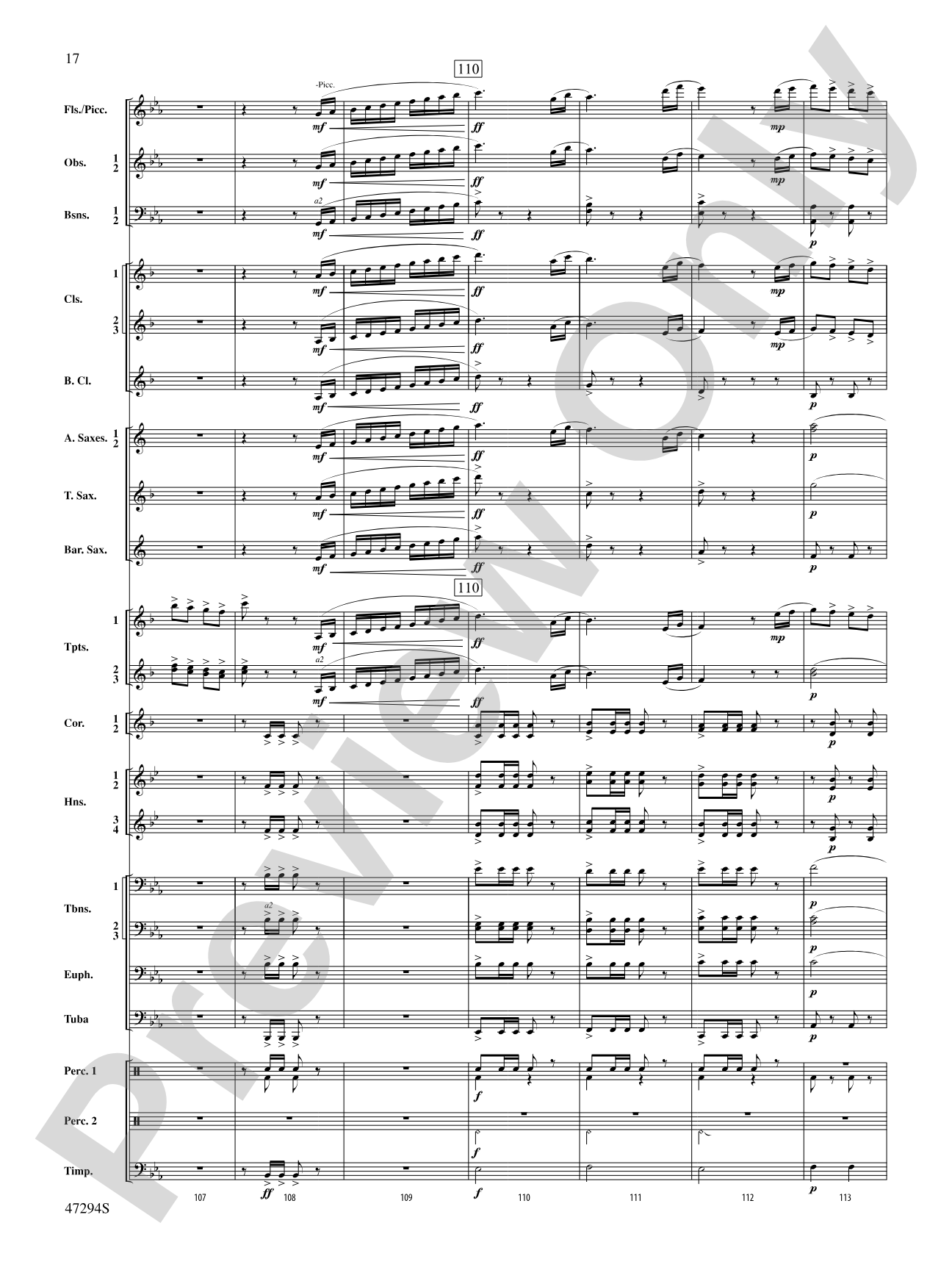 Scossa Elettrica: Concert Band Conductor Score & Parts