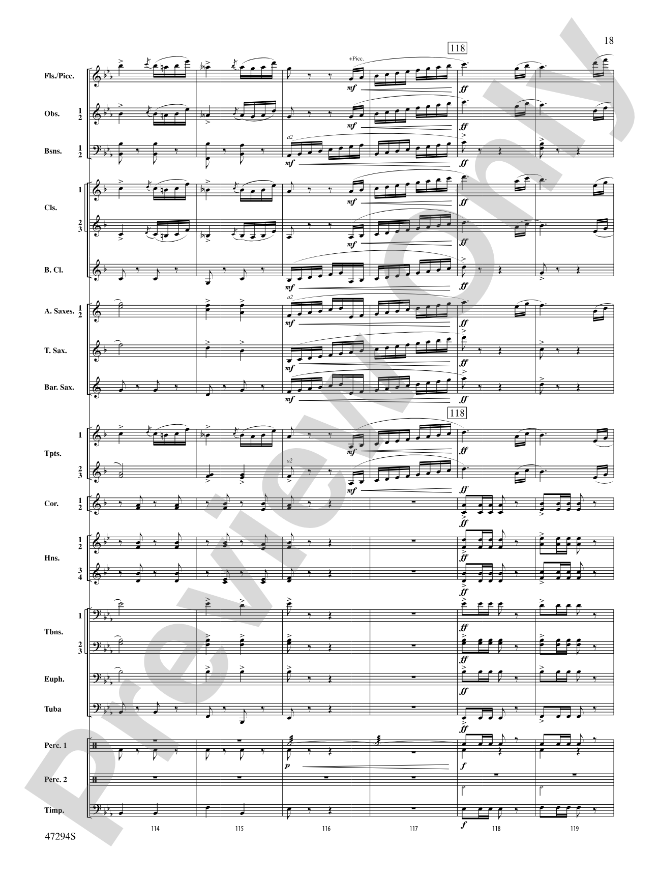 Scossa Elettrica: Concert Band Conductor Score & Parts