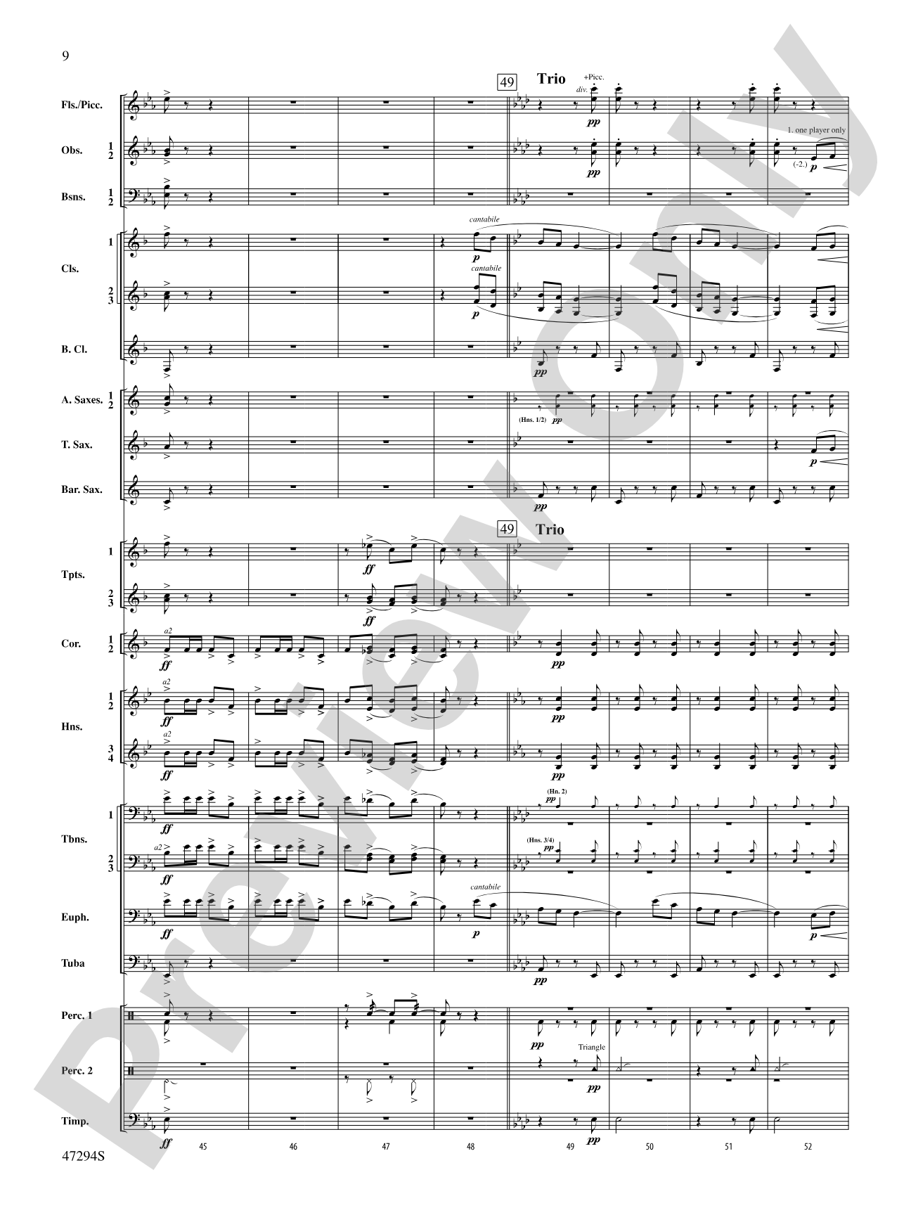 Scossa Elettrica: Concert Band Conductor Score & Parts