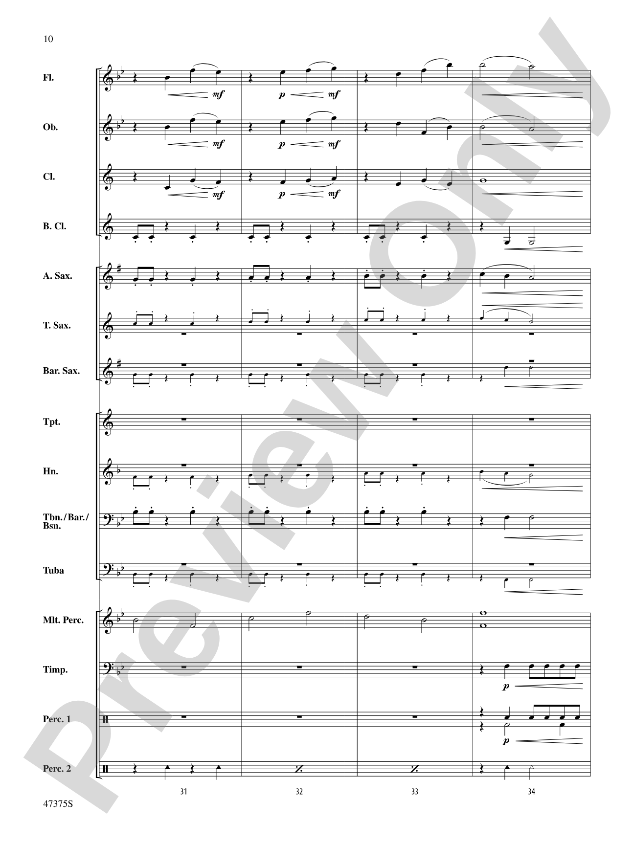 Flash Point!: Concert Band Conductor Score & Parts
