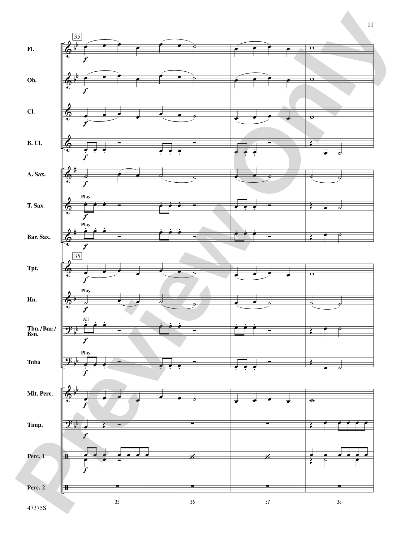 Flash Point!: Concert Band Conductor Score & Parts