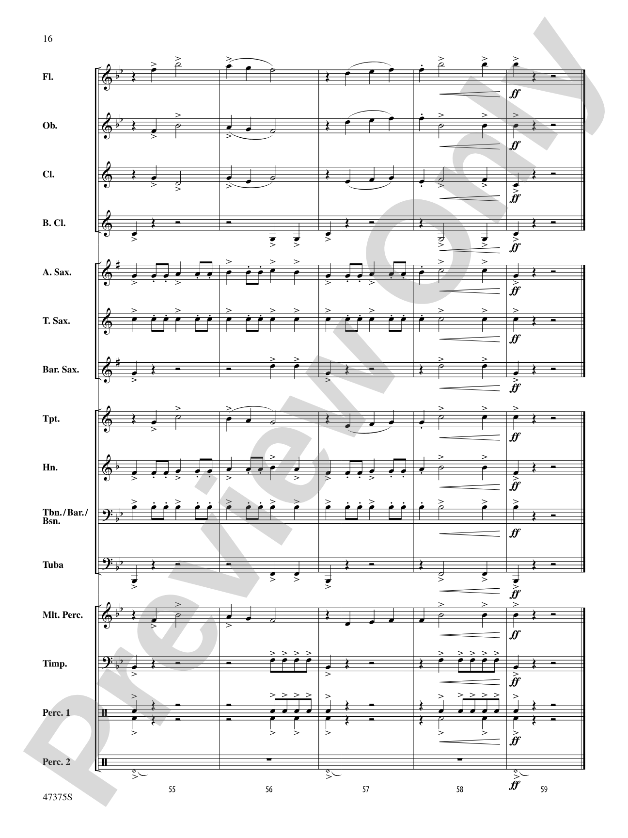 Flash Point!: Concert Band Conductor Score & Parts