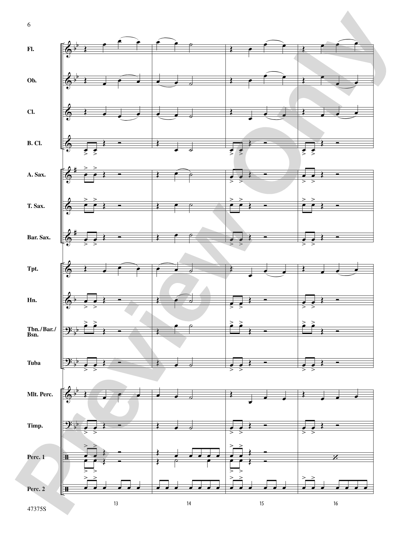 Flash Point!: Concert Band Conductor Score & Parts