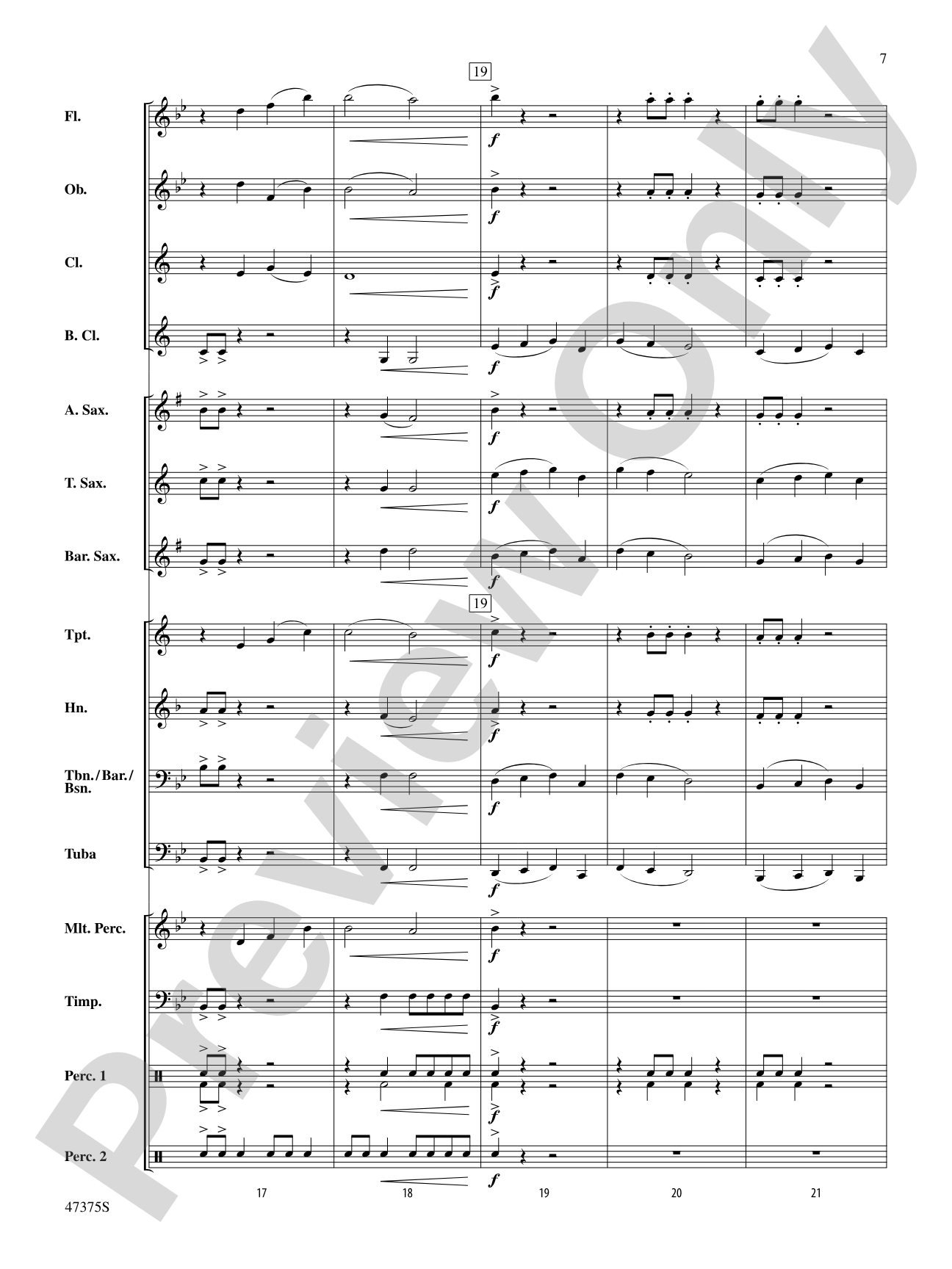 Flash Point!: Concert Band Conductor Score & Parts