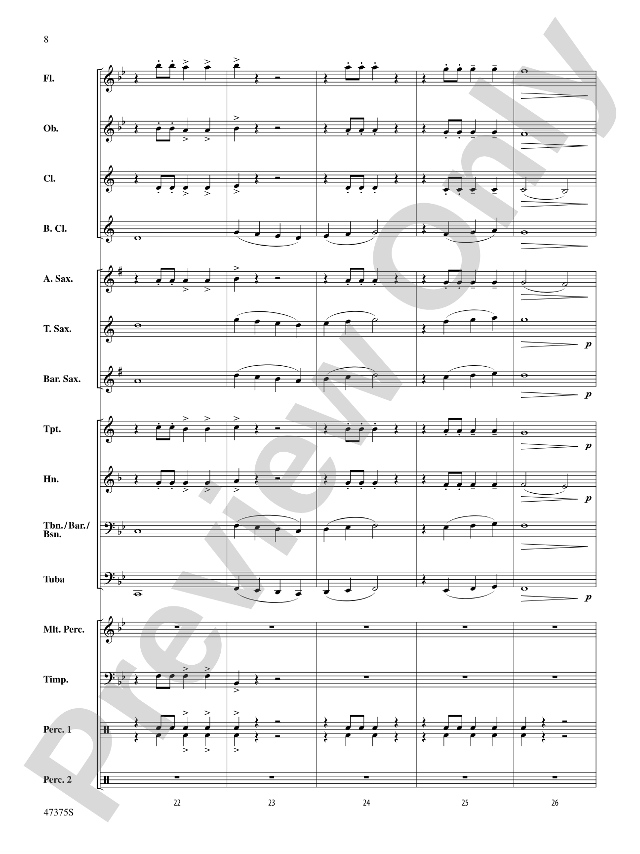 Flash Point!: Concert Band Conductor Score & Parts