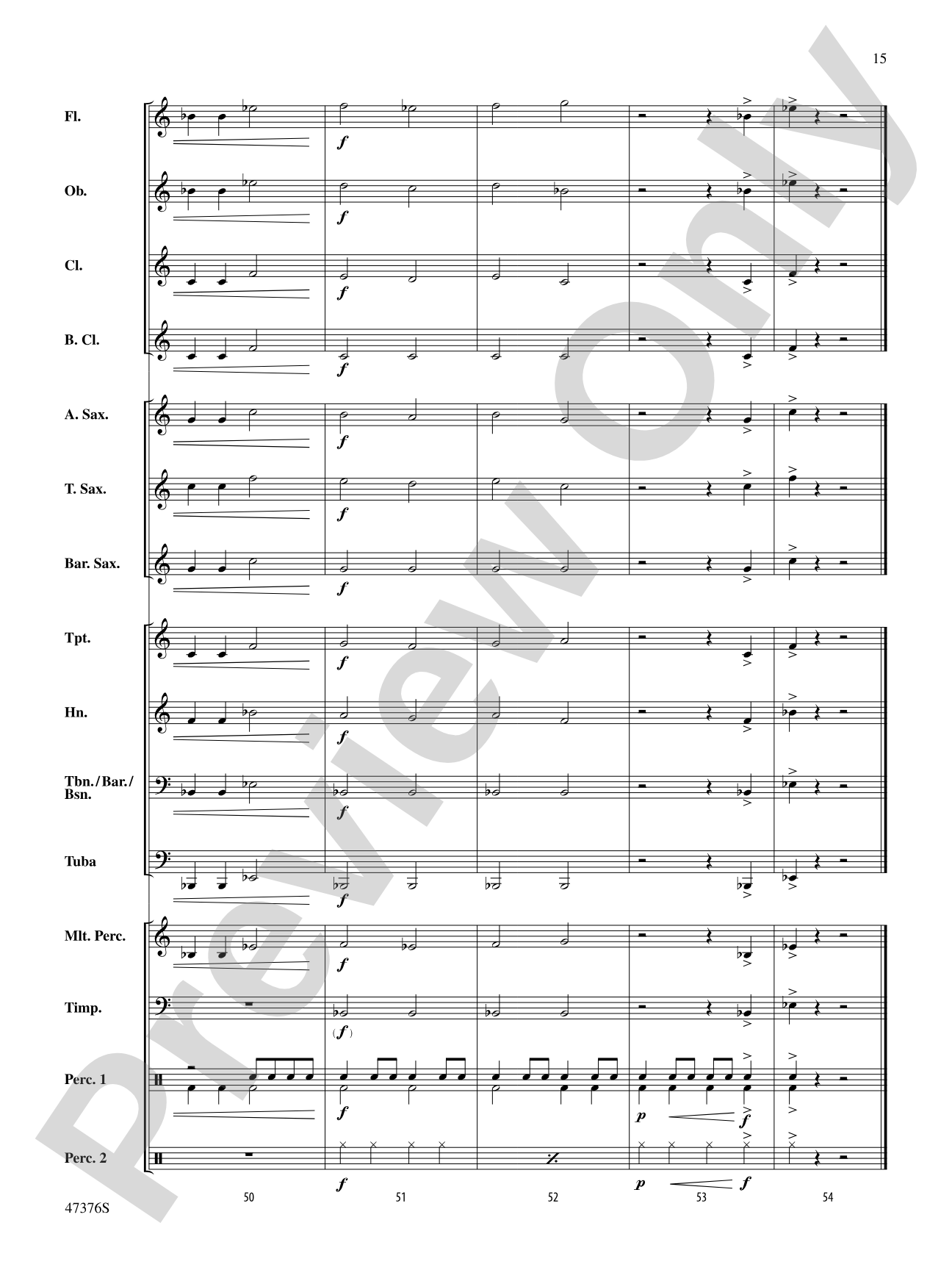 Nicholas Variations: Concert Band Conductor Score & Parts