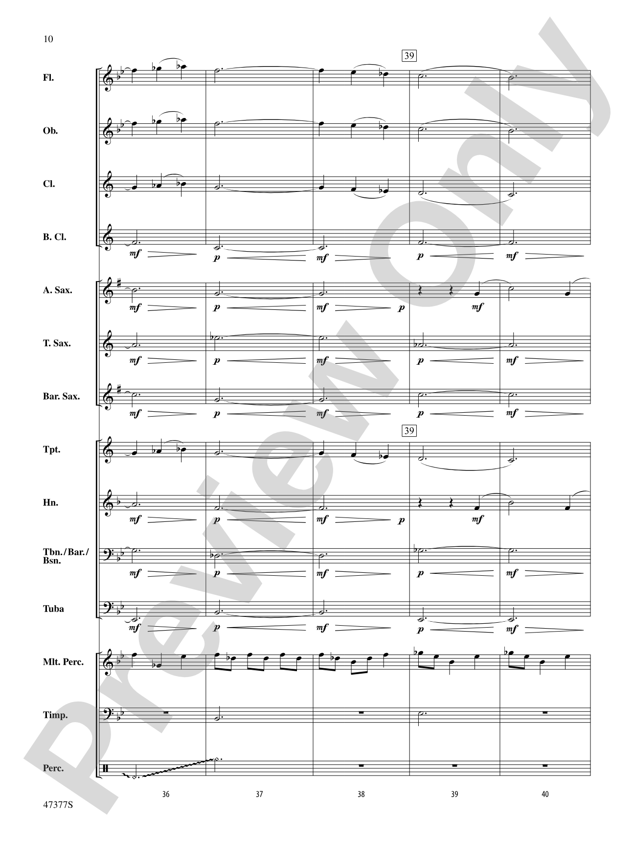 Salamander Eyes: Concert Band Conductor Score & Parts