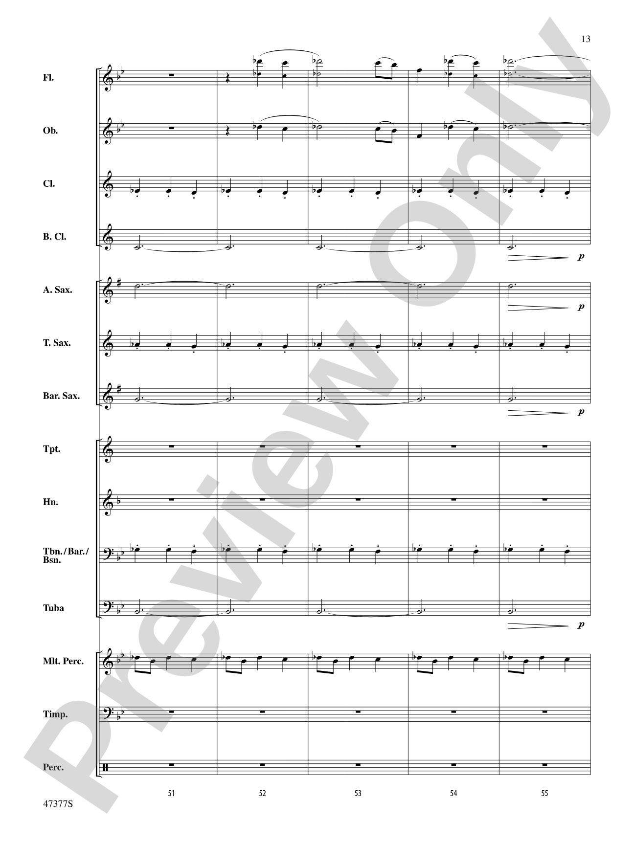 Salamander Eyes: Concert Band Conductor Score & Parts
