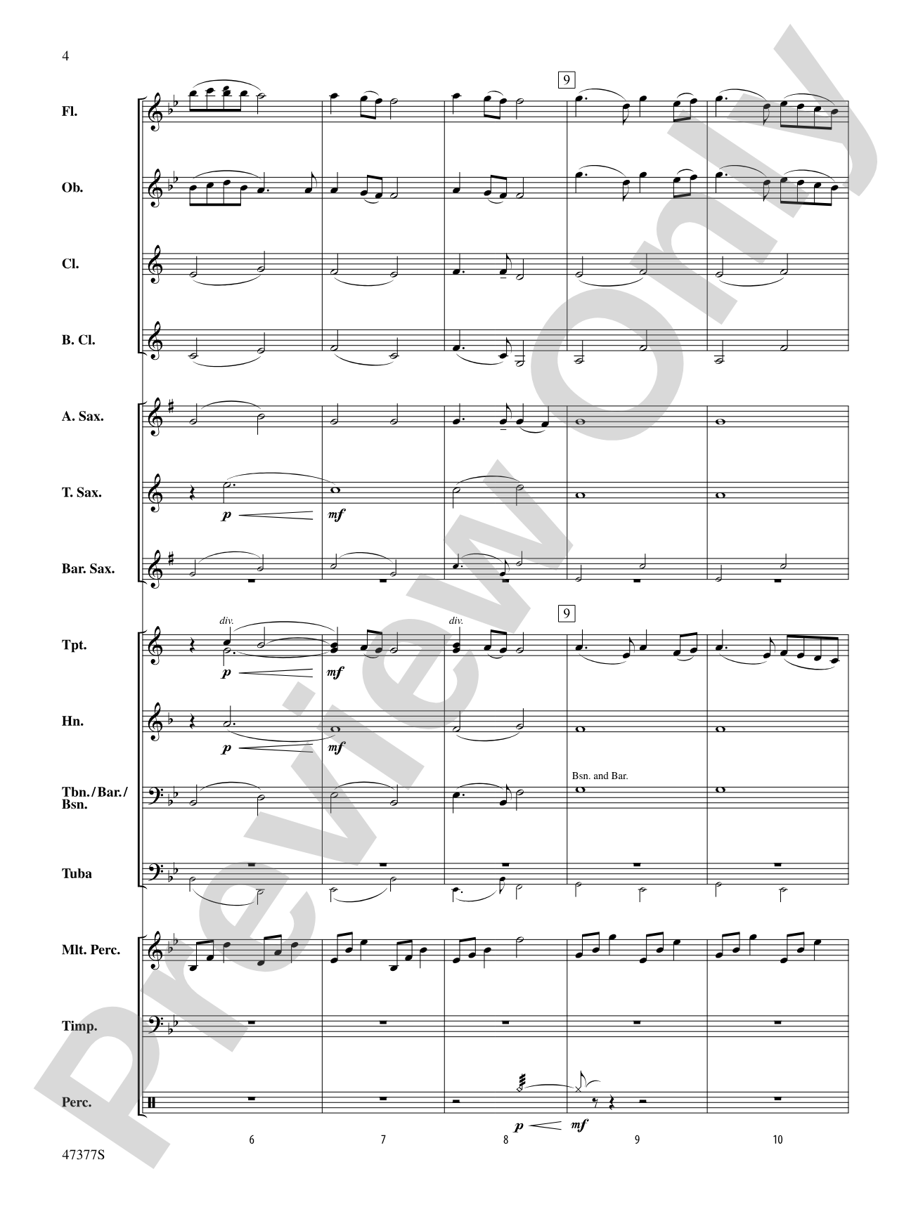 Salamander Eyes: Concert Band Conductor Score & Parts