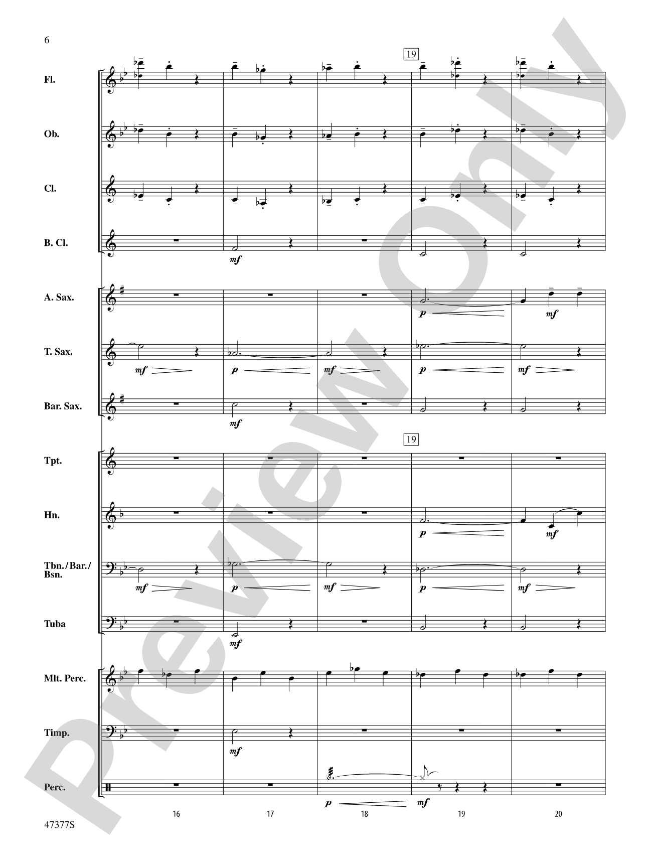 Salamander Eyes: Concert Band Conductor Score & Parts