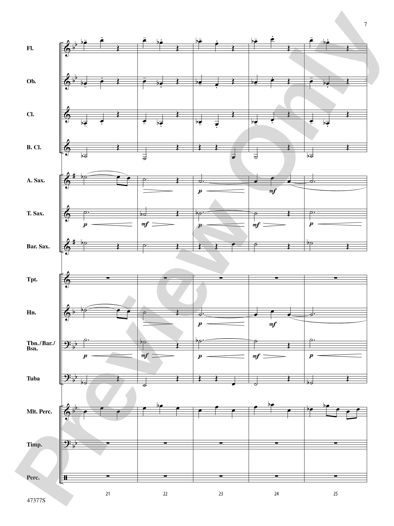 Salamander Eyes: Concert Band Conductor Score & Parts