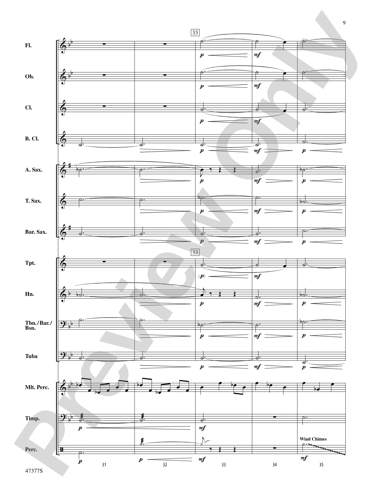 Salamander Eyes: Concert Band Conductor Score & Parts