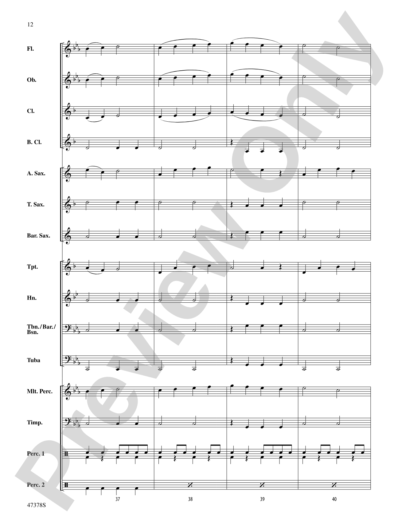 Valley of the Moon: Concert Band Conductor Score & Parts