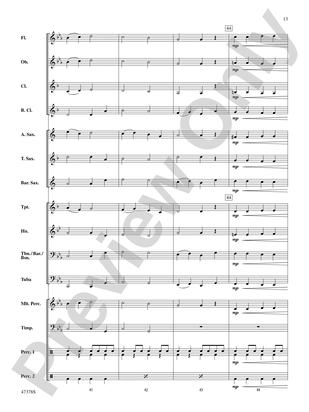Valley of the Moon: Concert Band Conductor Score & Parts